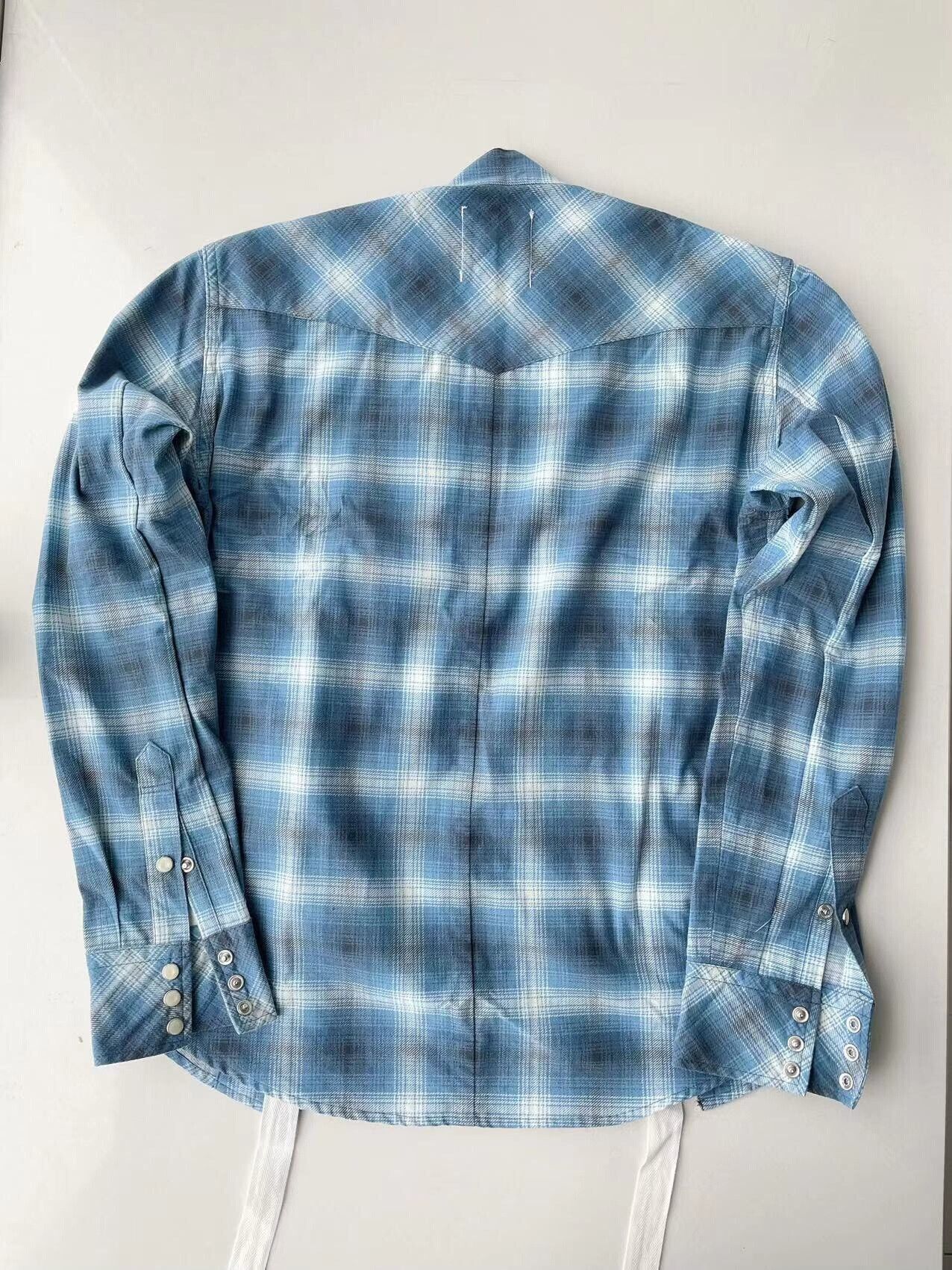 Takahiromiyashita The Soloist. Takahiro Miyashita Plaid Robe Coat Size US M / EU 48-50 / 2 - 5 Thumbnail