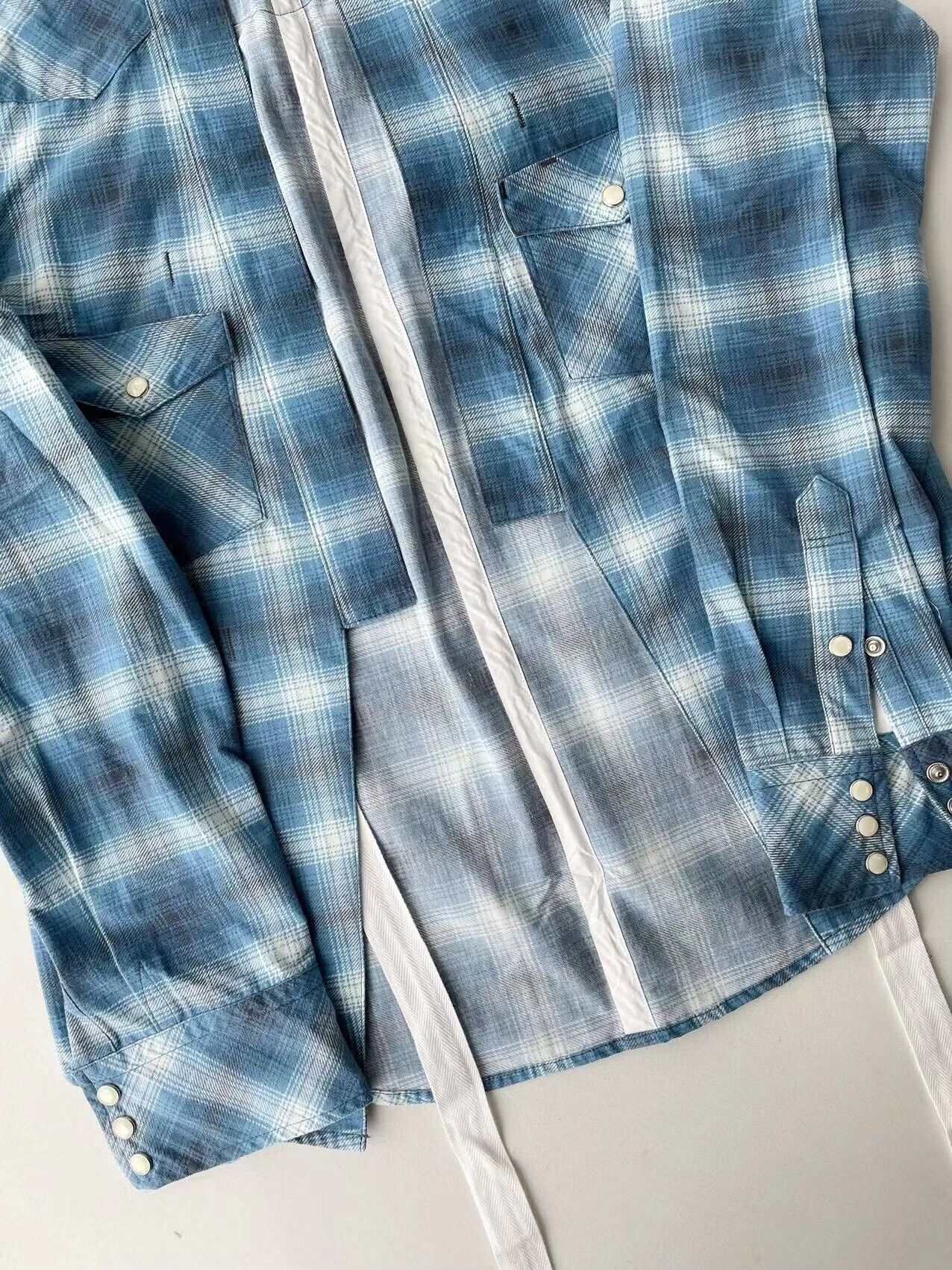Takahiromiyashita The Soloist. Takahiro Miyashita Plaid Robe Coat Size US M / EU 48-50 / 2 - 2 Thumbnail