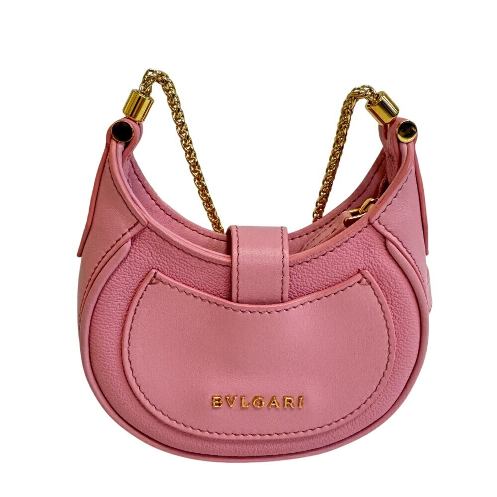 Bvlgari BVLGARI Ellipse Micro Chain Shoulder Bag, Snake Serpenti Pink, Women's Size ONE SIZE - 2 Thumbnail