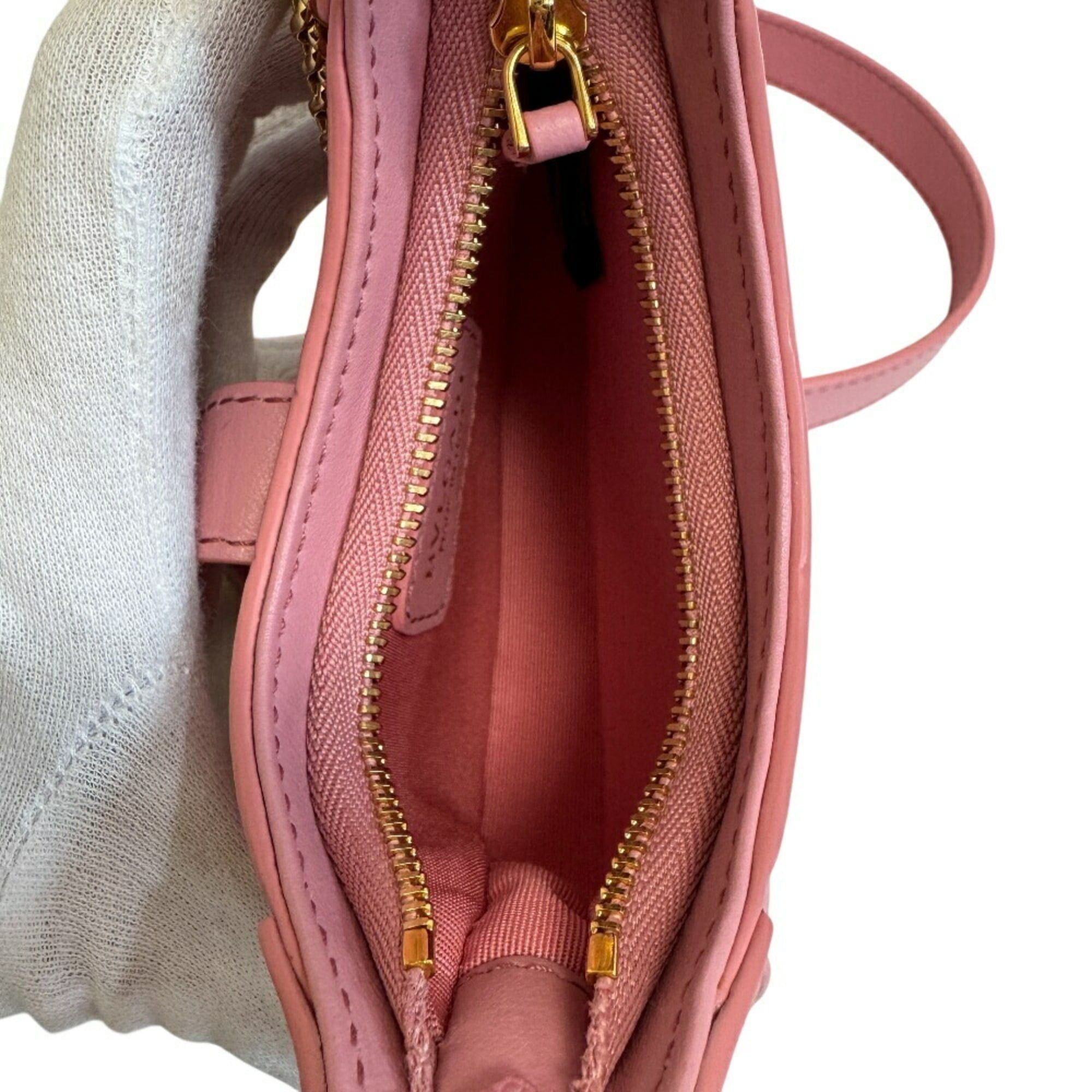 Bvlgari BVLGARI Ellipse Micro Chain Shoulder Bag, Snake Serpenti Pink, Women's Size ONE SIZE - 9 Thumbnail