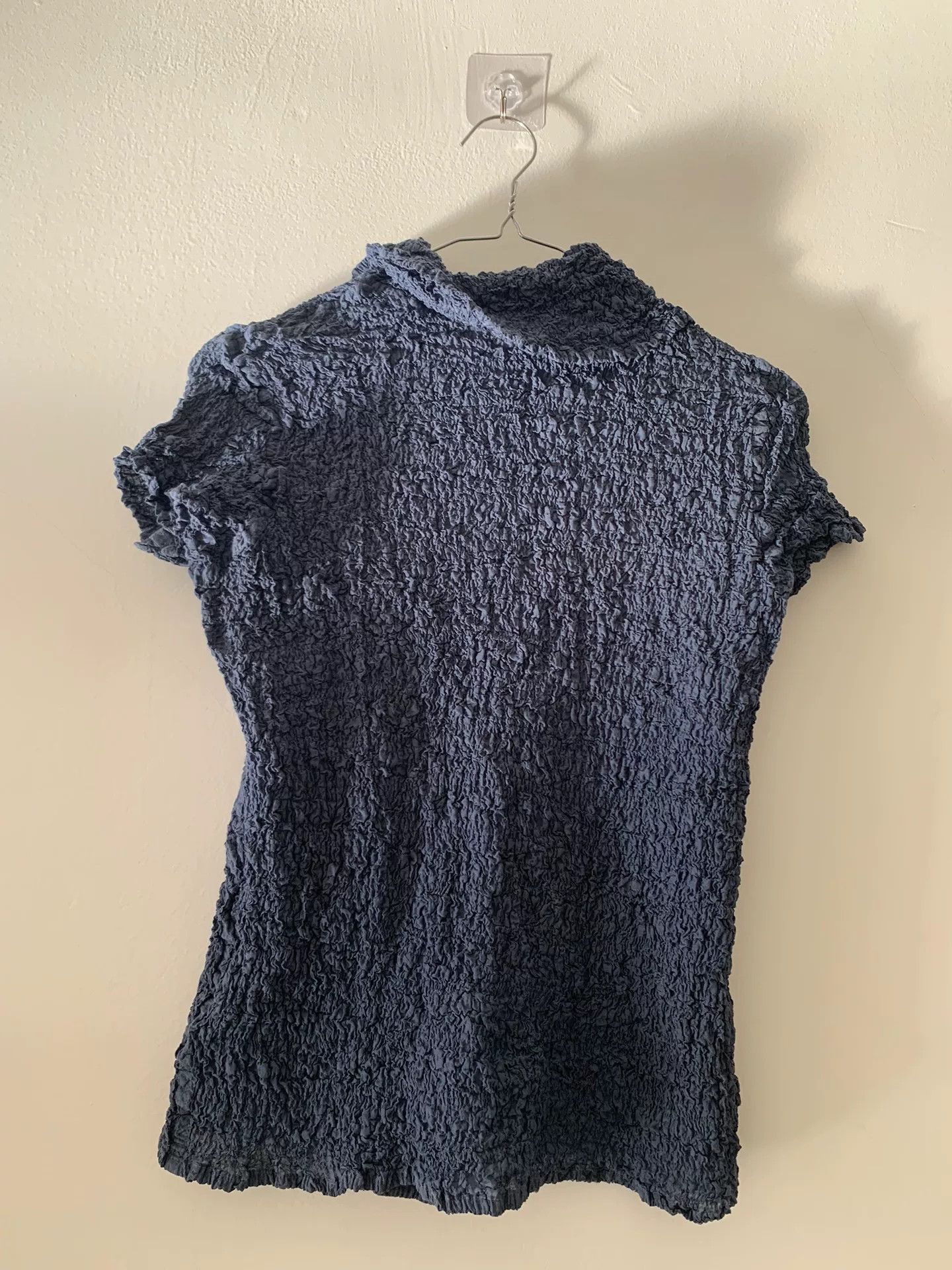 Vivienne Westwood Issey Miyake Crinkled Short Sleeve Top Size S / US 4 / IT 40 - 7 Thumbnail