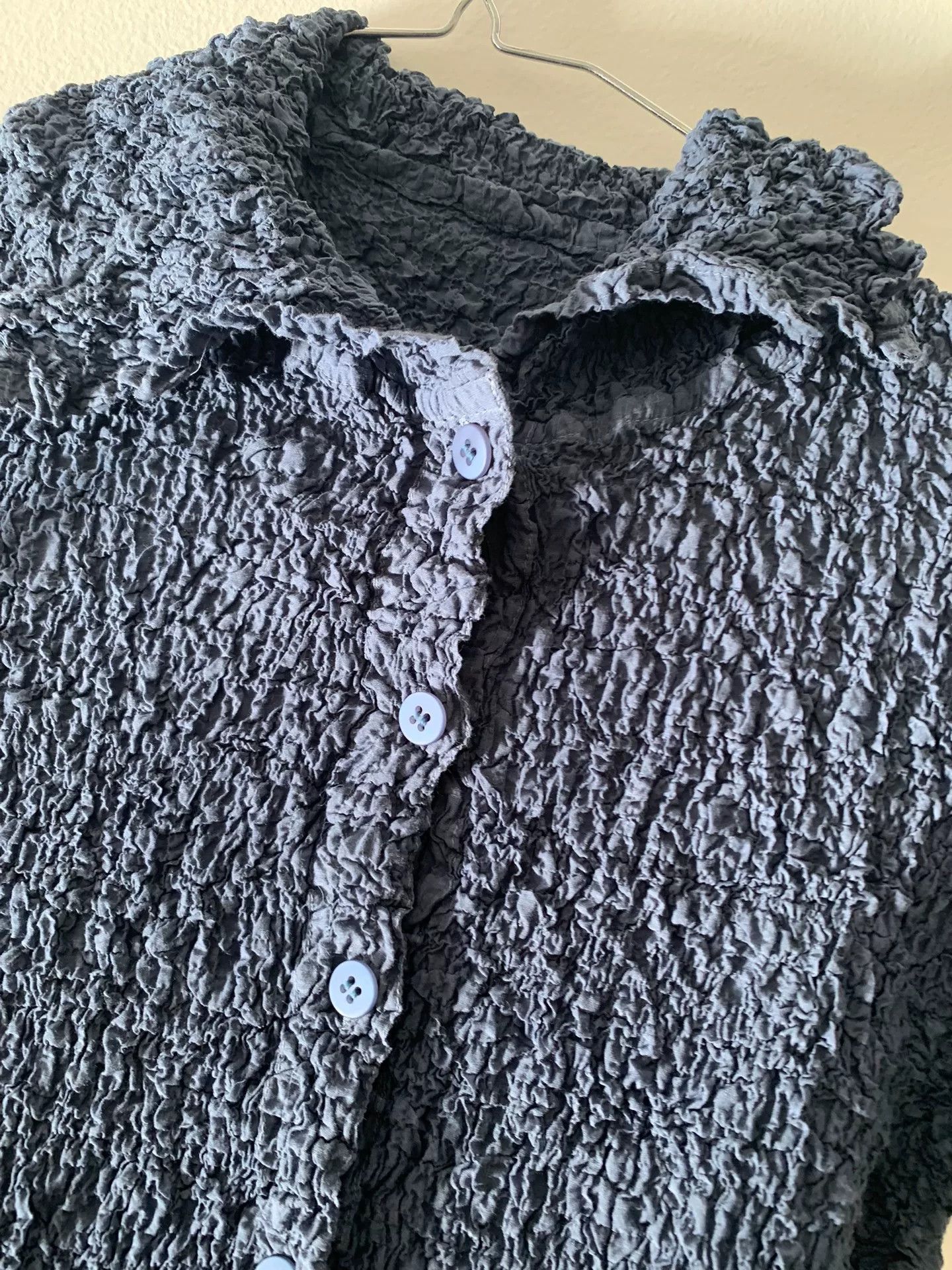 Vivienne Westwood Issey Miyake Crinkled Short Sleeve Top Size S / US 4 / IT 40 - 8 Thumbnail