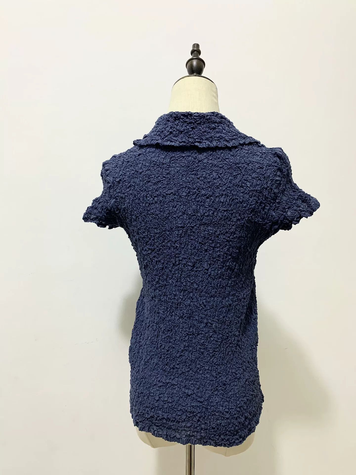 Vivienne Westwood Issey Miyake Crinkled Short Sleeve Top Size S / US 4 / IT 40 - 3 Thumbnail