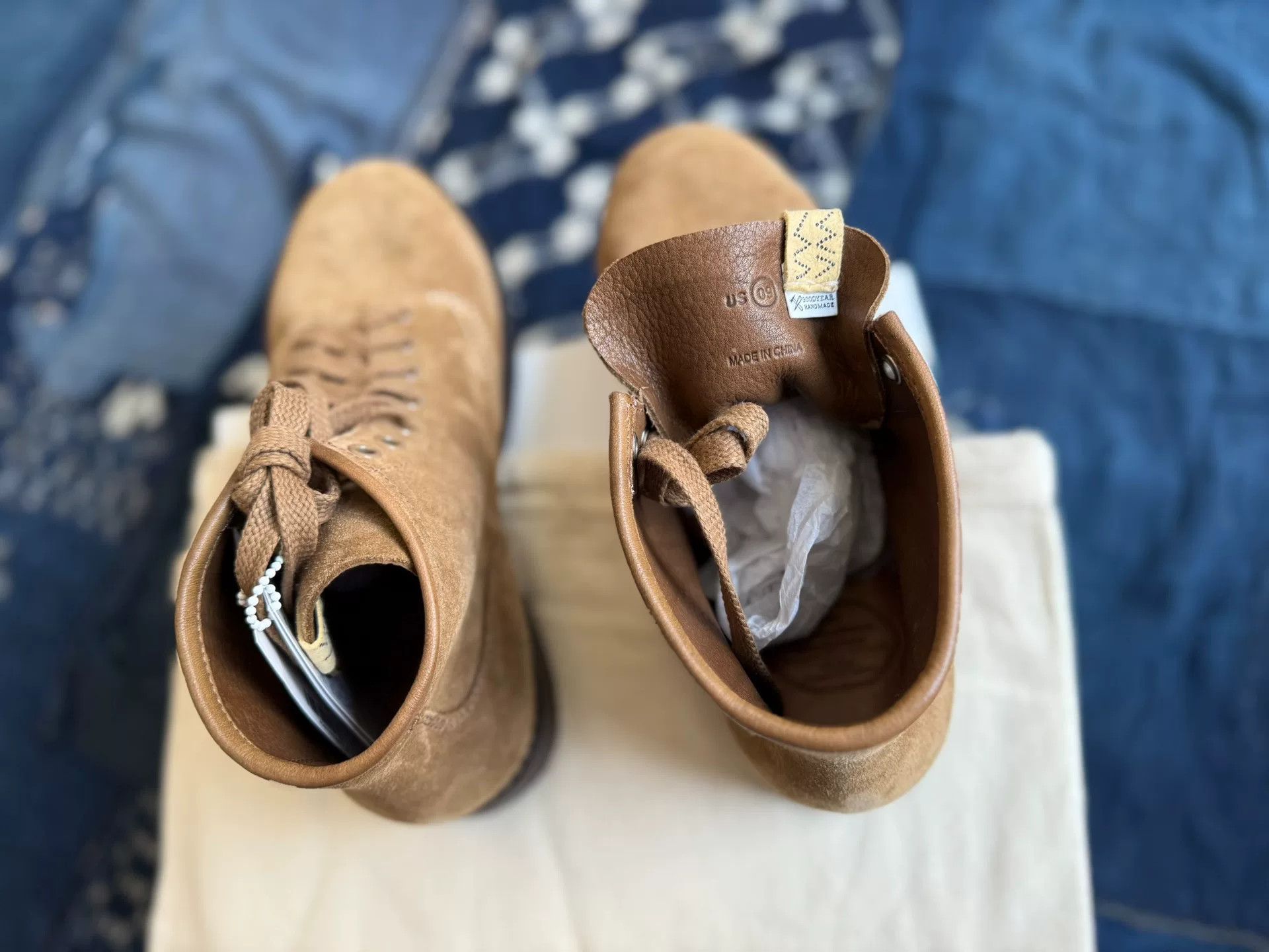 Visvim VISVIM Brigadier Boots-Folk in Beige Size US 10 / EU 43 - 7 Thumbnail