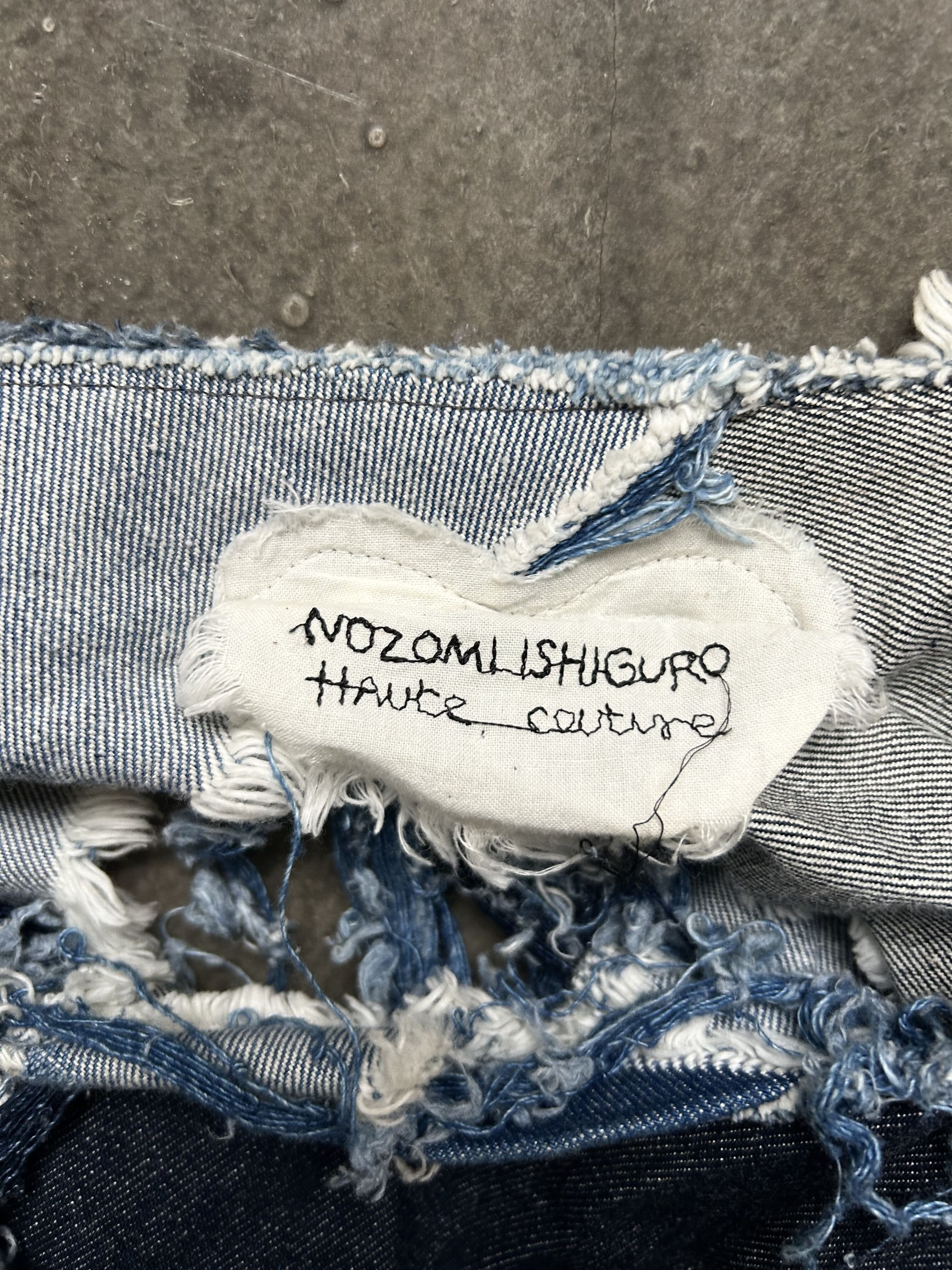 Nozomi Ishiguro Torn Denim Skirt by Nozomi Ishiguro Size 28" / US 6 / IT 42 - 9 Thumbnail