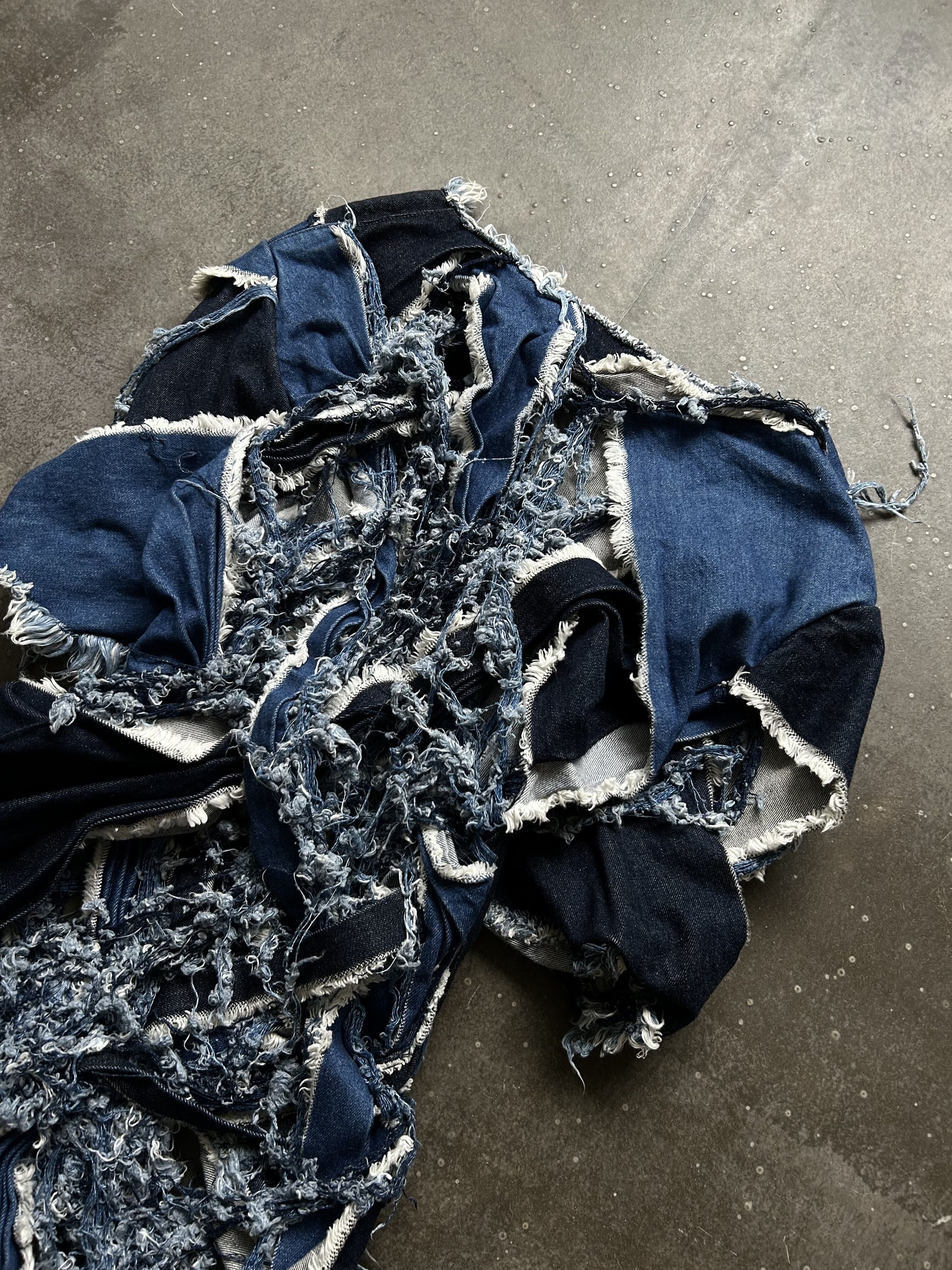 Nozomi Ishiguro Torn Denim Skirt by Nozomi Ishiguro Size 28" / US 6 / IT 42 - 5 Thumbnail