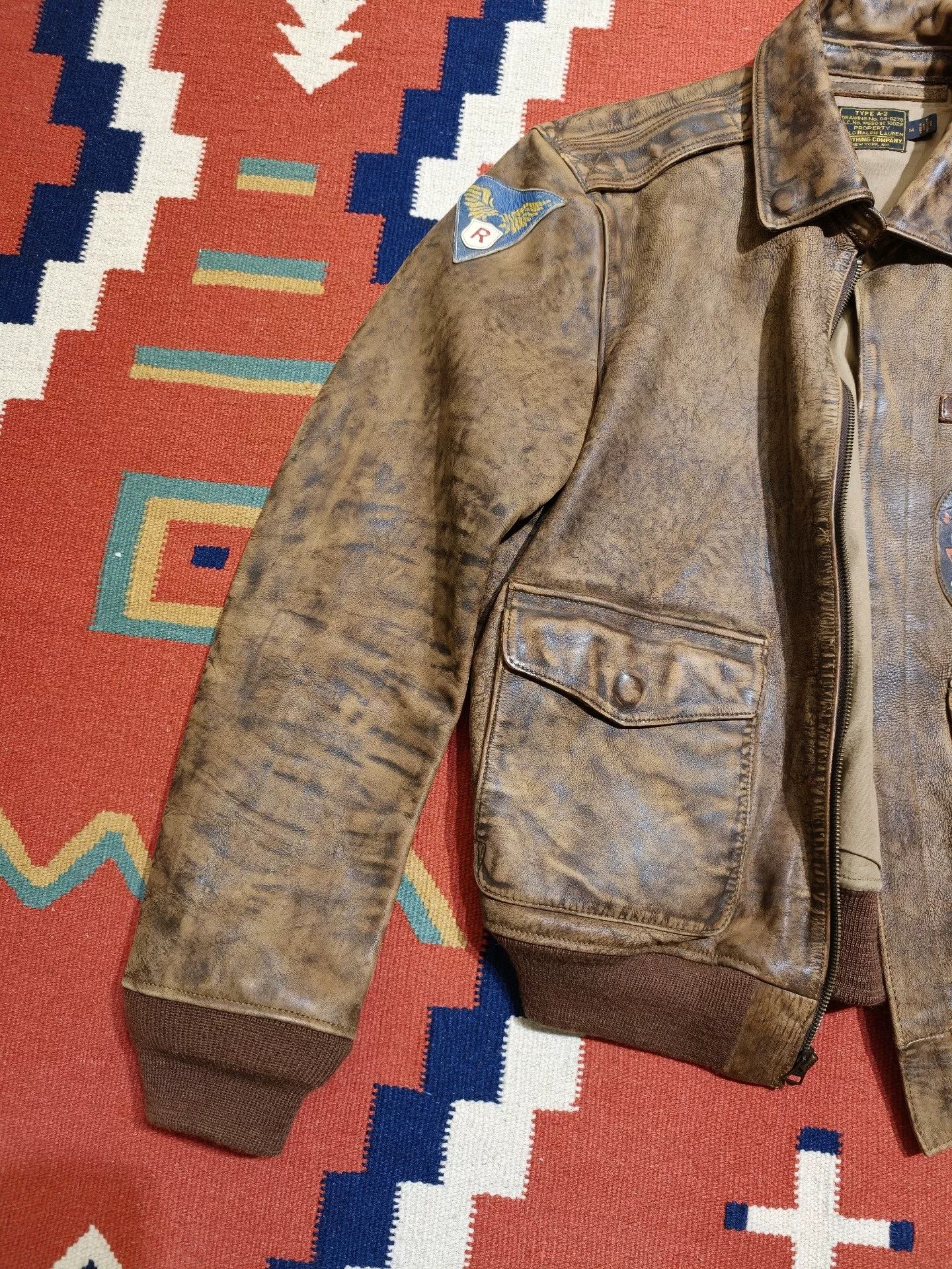 RRL Ralph Lauren Ralph Lauren RRL A2 Pilot Jacket Size US M / EU 48-50 / 2 - 6 Thumbnail