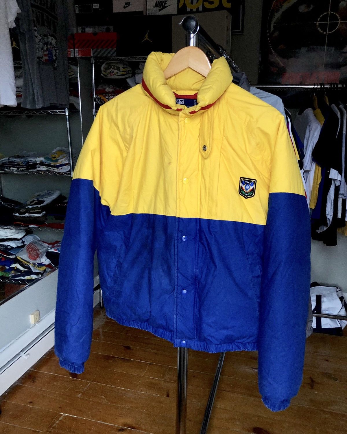 Polo Ralph Lauren Vintage 90's Polo Uni Crest Goose Down Polo Ralph Lauren Vintage 90's Polo Uni Crest Goose Down