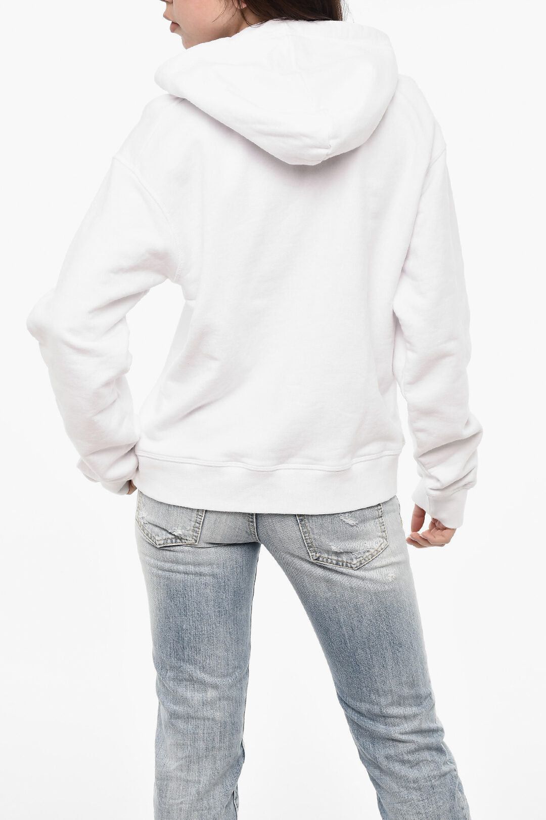 Dsquared2 Cotton Hoodie With Front Print Size XXS / US 00 / IT 34 - 2 Thumbnail