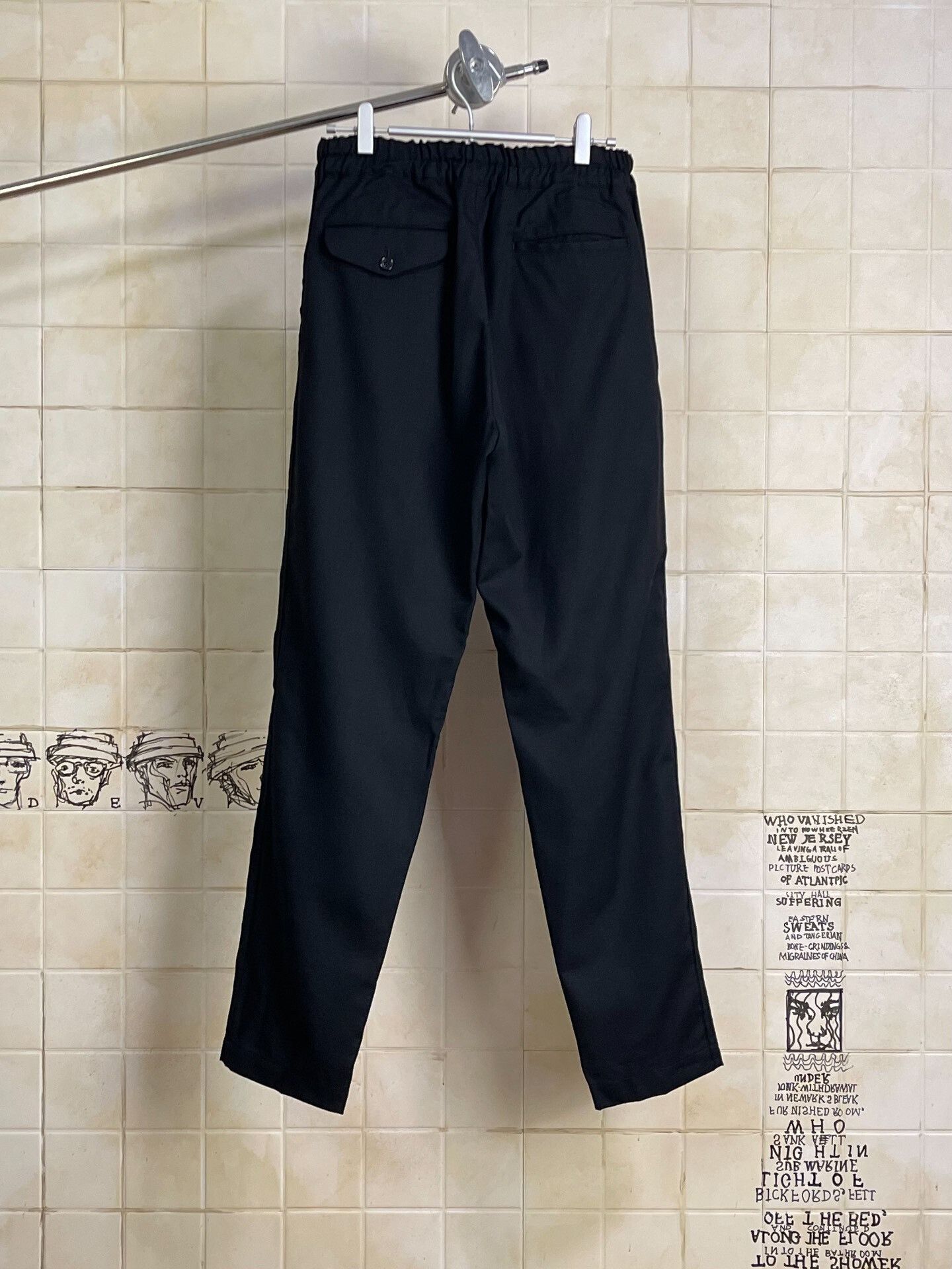 Comme des Garcons Comme des Garçons BLACK Wool Pants Size US 32 / EU 48 - 2 Thumbnail