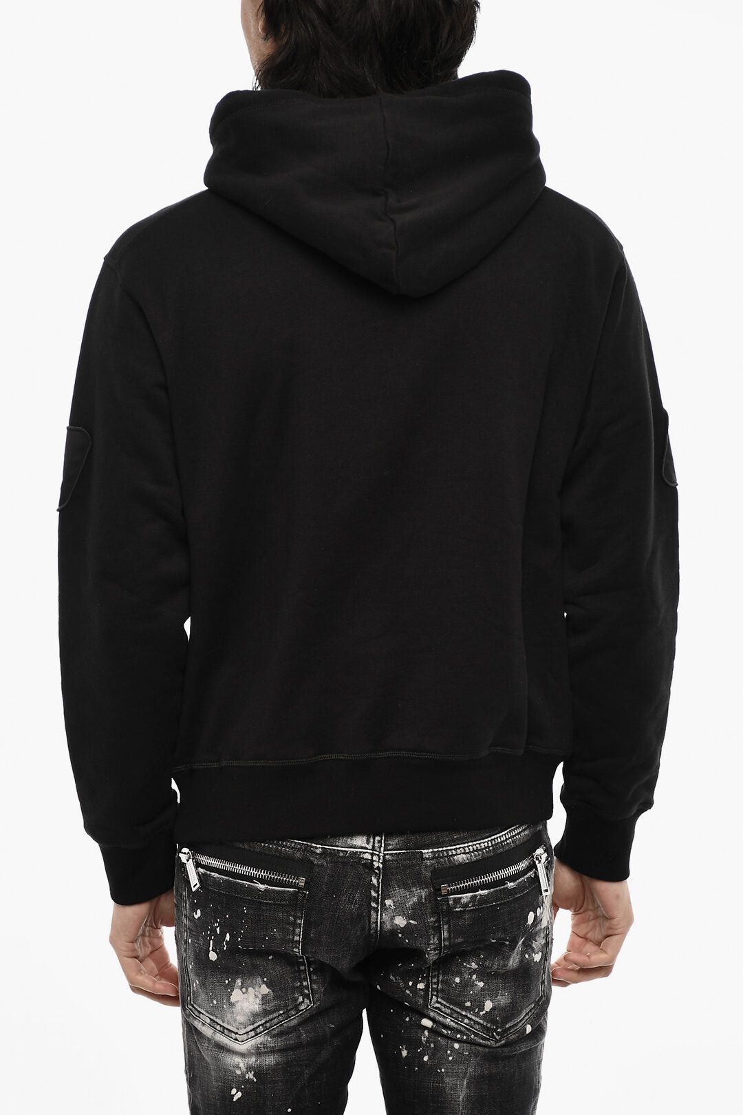 Dsquared2 Cotton Hoodie with Embossed Logo Size US M / EU 48-50 / 2 - 2 Thumbnail