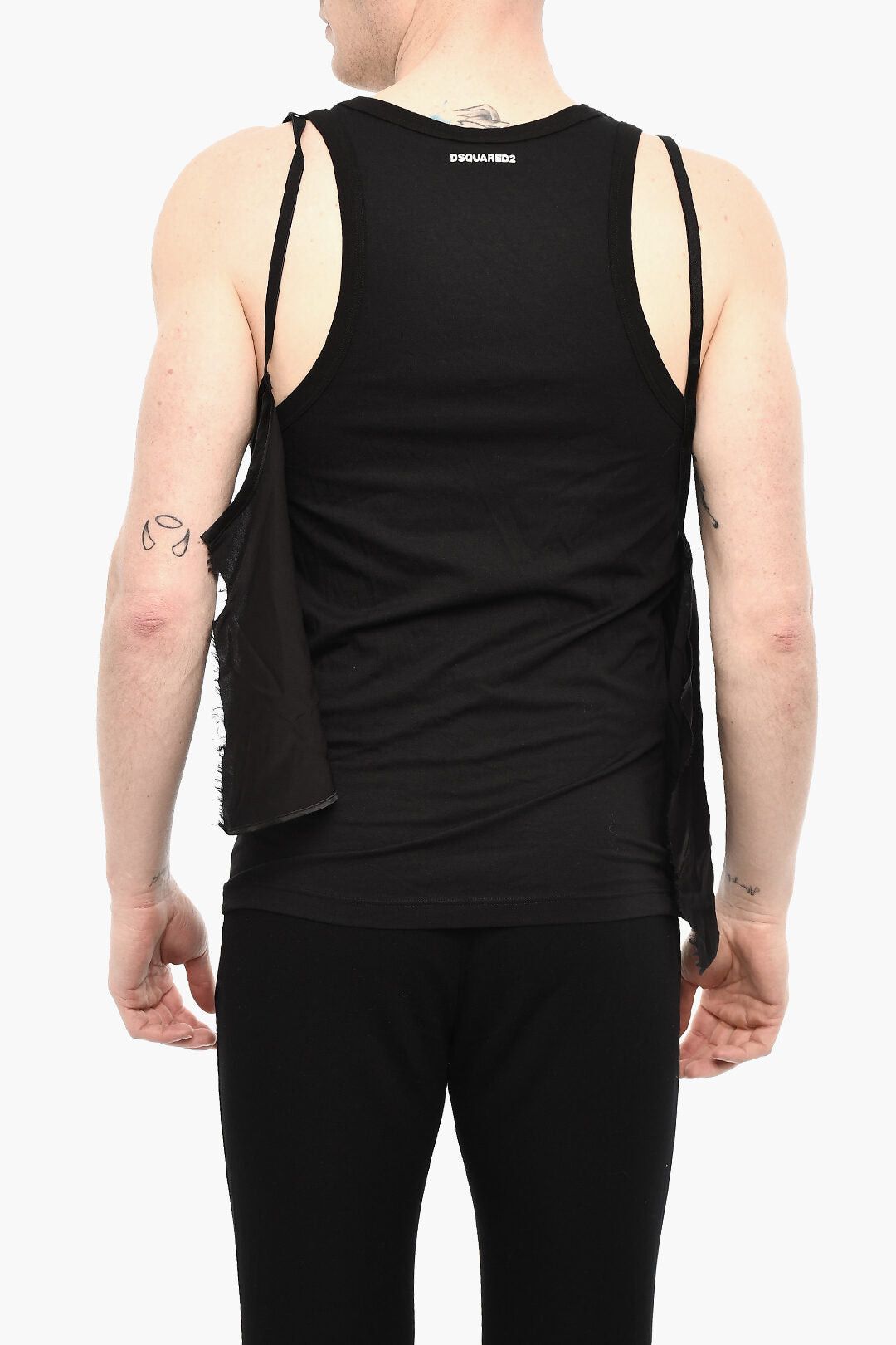 Dsquared2 Silk-Blend Tank Top Underwear with Lace Hem Size ONE SIZE - 2 Thumbnail
