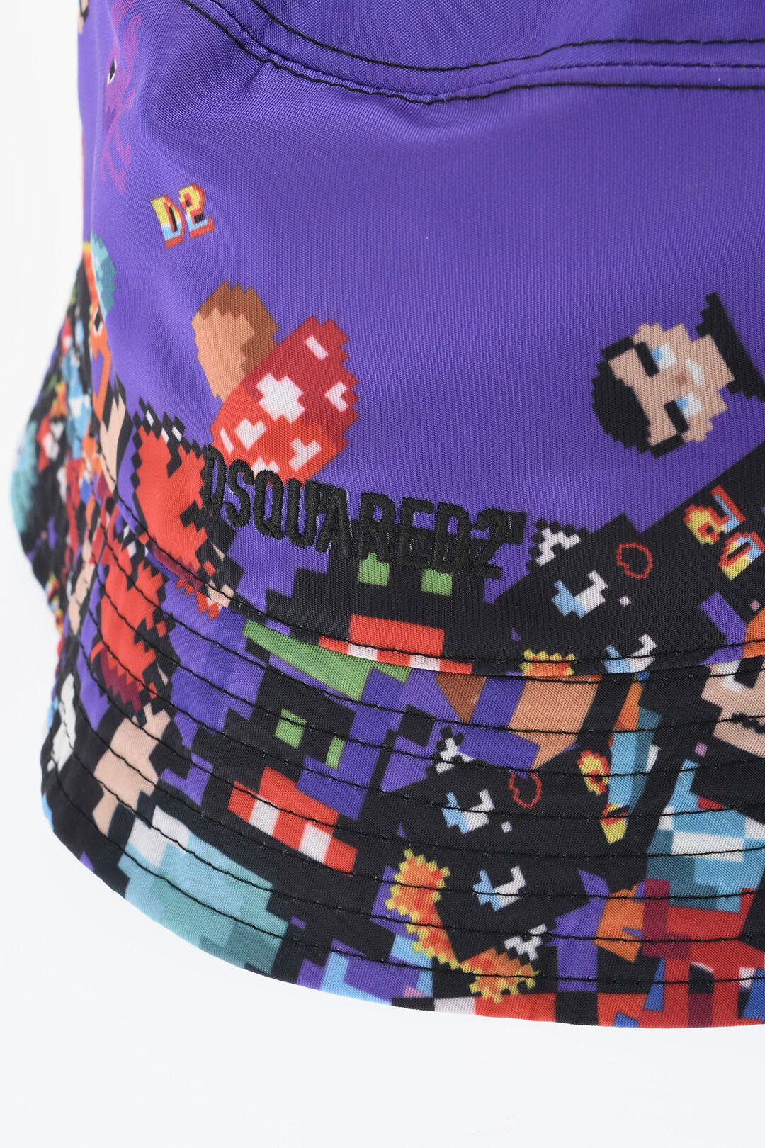Dsquared2 Printed Nylon Bucket Hat Size ONE SIZE - 2 Thumbnail