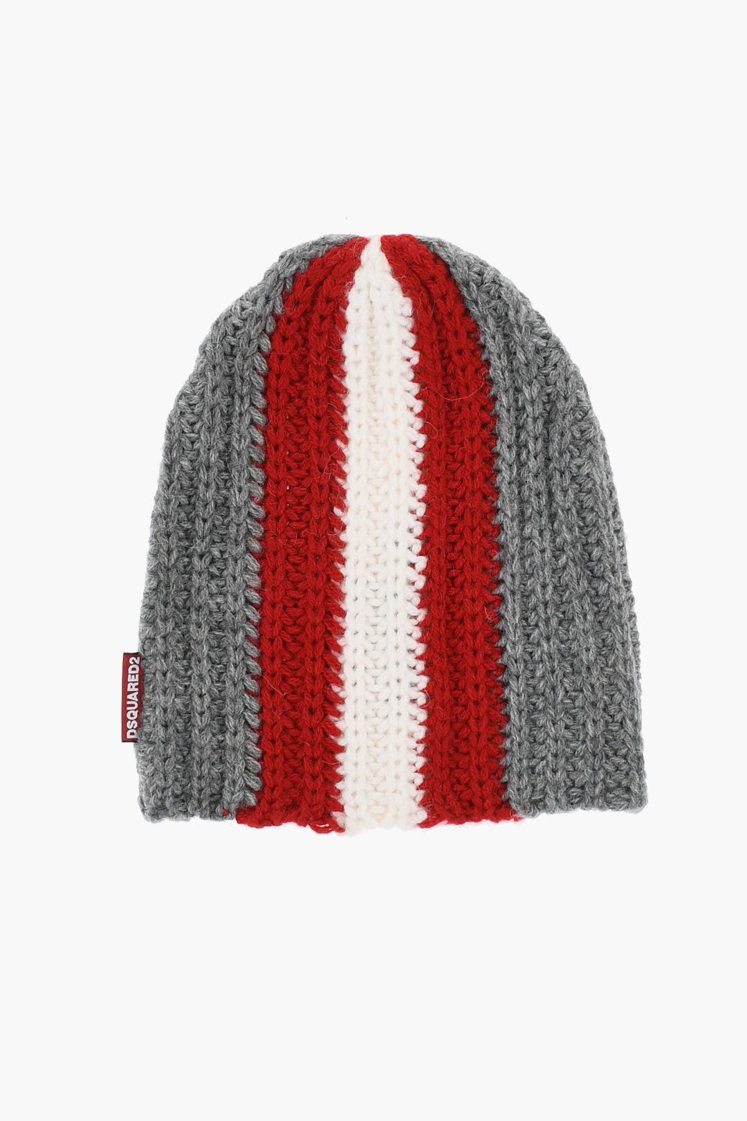 Dsquared2 Wool-Blend Beanie with Contrast Detail Size ONE SIZE - 3 Thumbnail