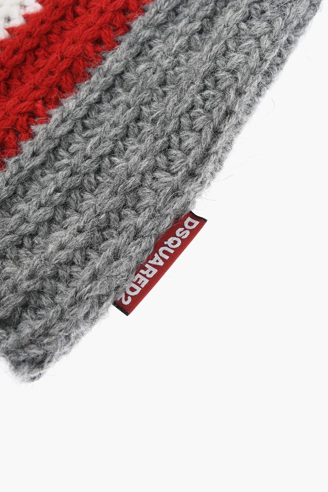 Dsquared2 Wool-Blend Beanie with Contrast Detail Size ONE SIZE - 2 Thumbnail