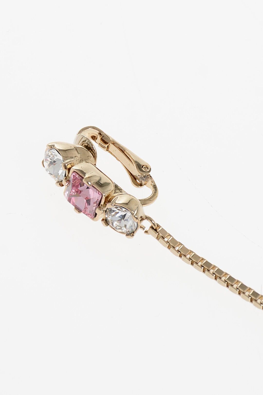 Dsquared2 Maxi Single Clip-On Earring with Double Pendant Size ONE SIZE - 2 Thumbnail