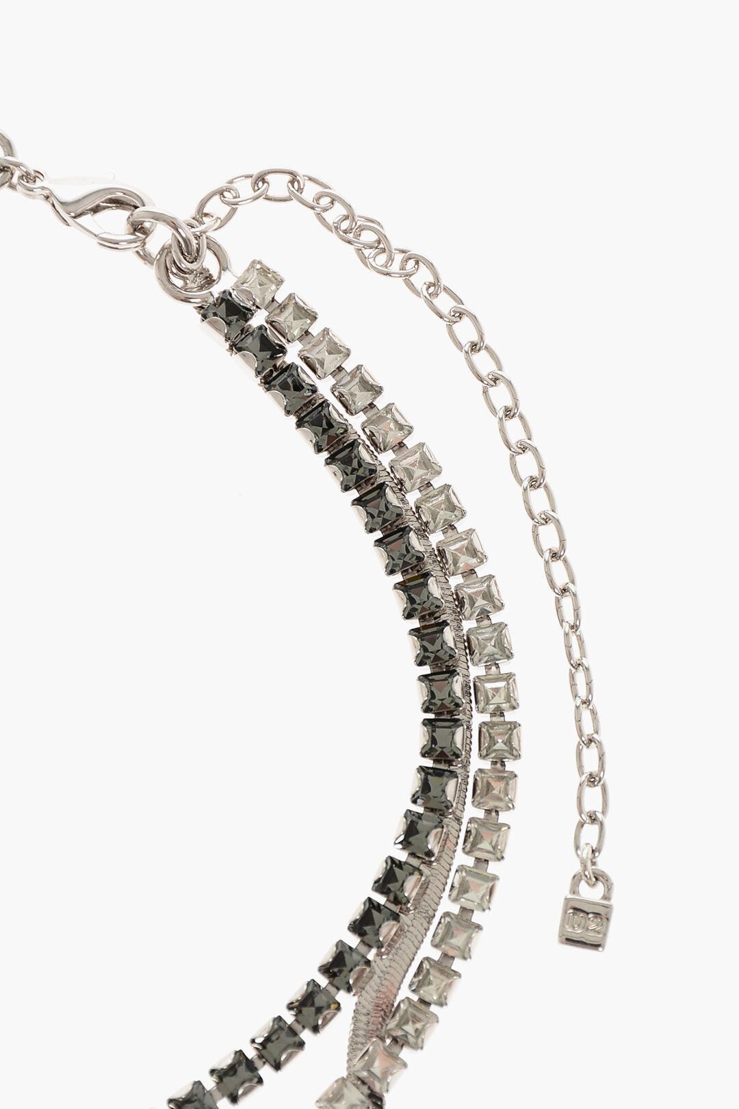 Dsquared2 Metal Necklace GOTHIC Embellished with Strass Size ONE SIZE - 3 Thumbnail