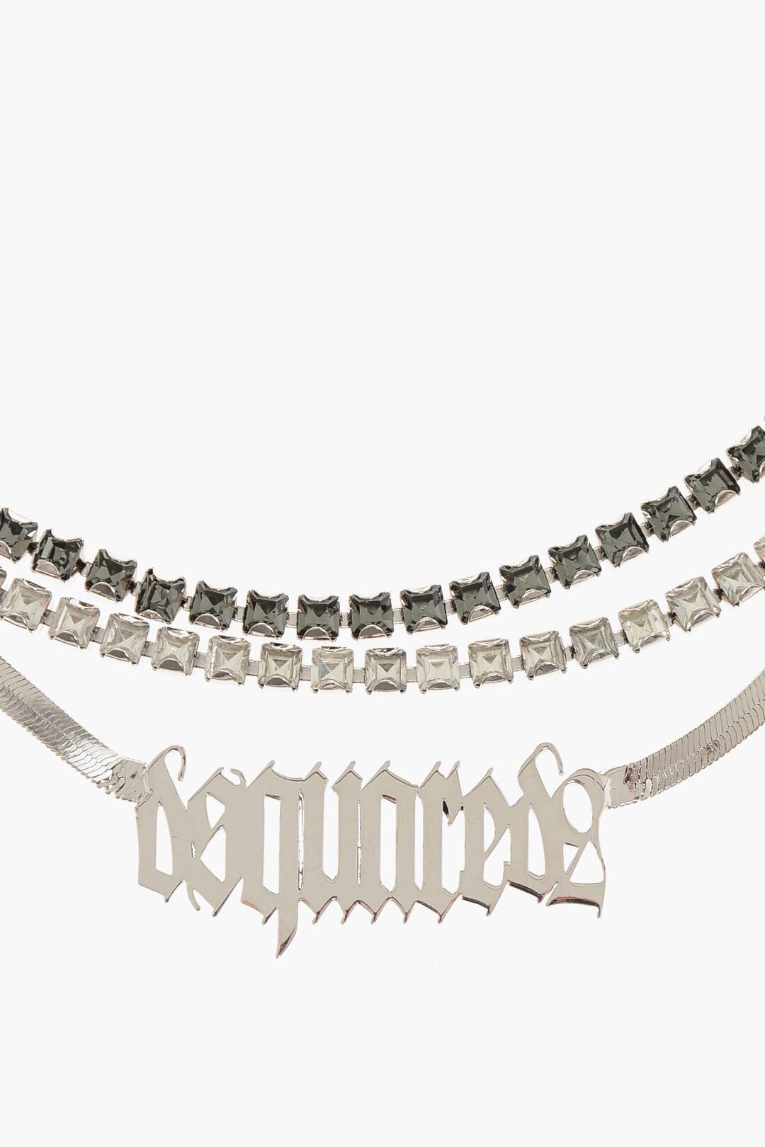 Dsquared2 Metal Necklace GOTHIC Embellished with Strass Size ONE SIZE - 2 Thumbnail