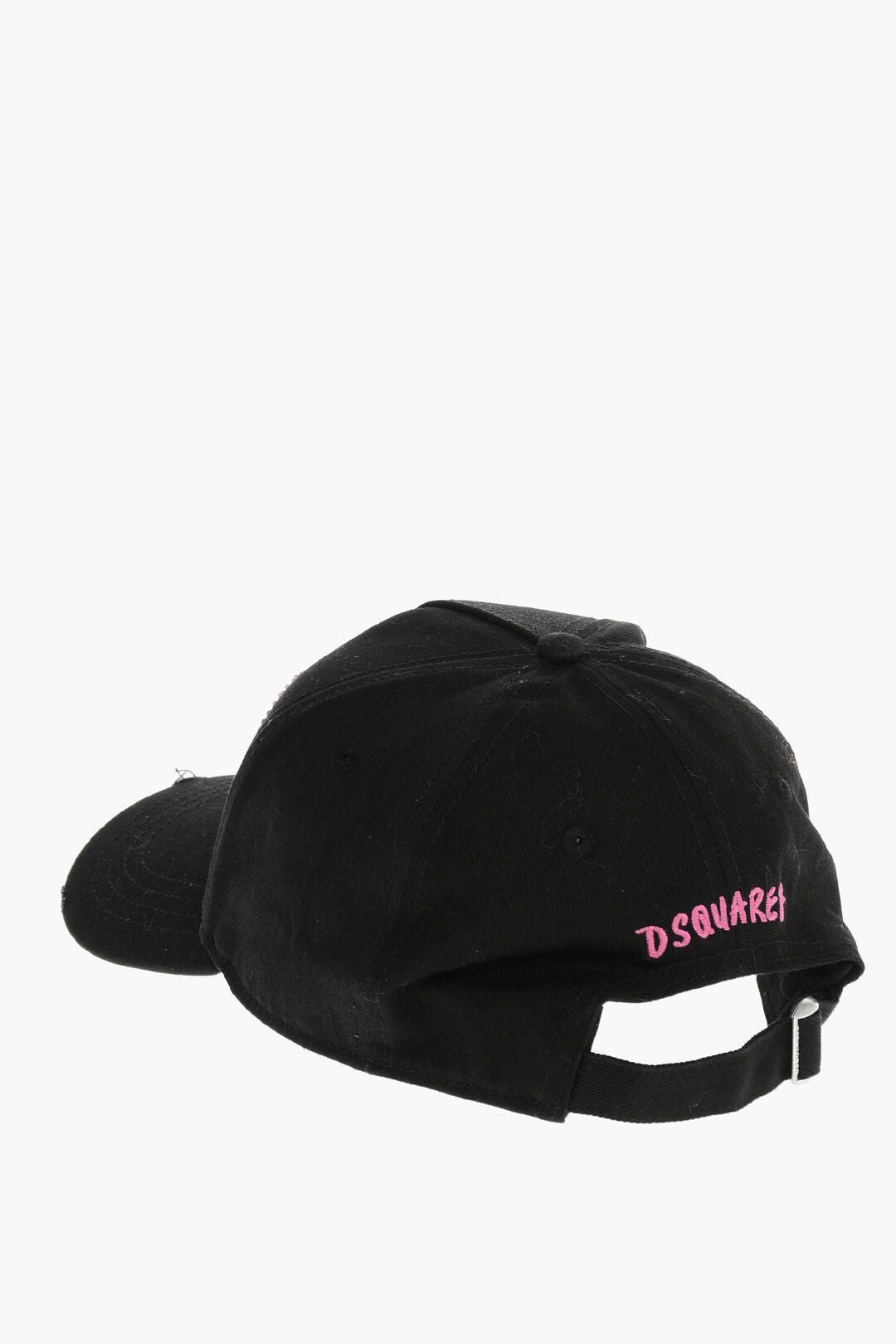 Dsquared2 Baseball Cap RECYCLED TEENEGER in Solid Color with Strass Detail Size ONE SIZE - 2 Thumbnail