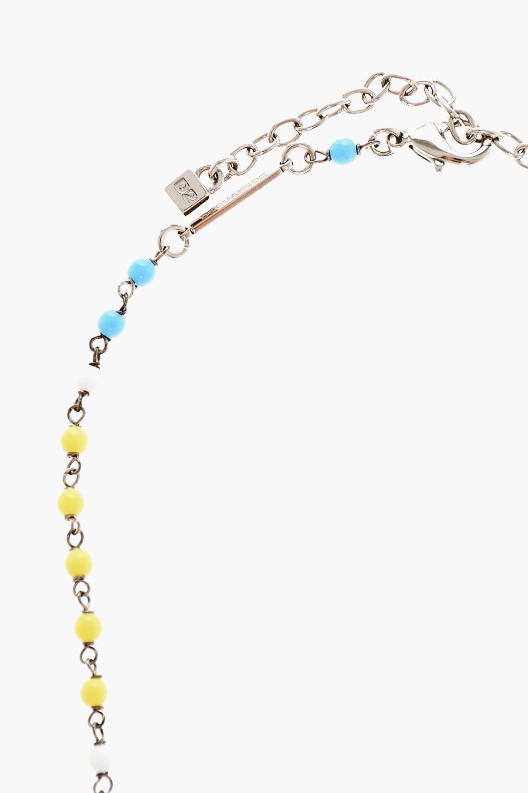 Dsquared2 Beaded Necklace with Leaf Pendant Size ONE SIZE - 3 Thumbnail