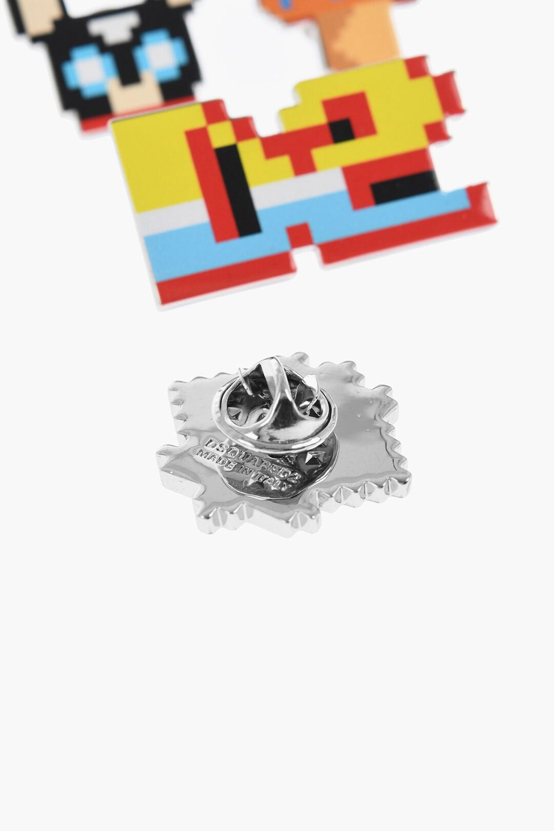 Dsquared2 Set of 4 Patterned Metal Pins GAMING Size ONE SIZE - 2 Thumbnail