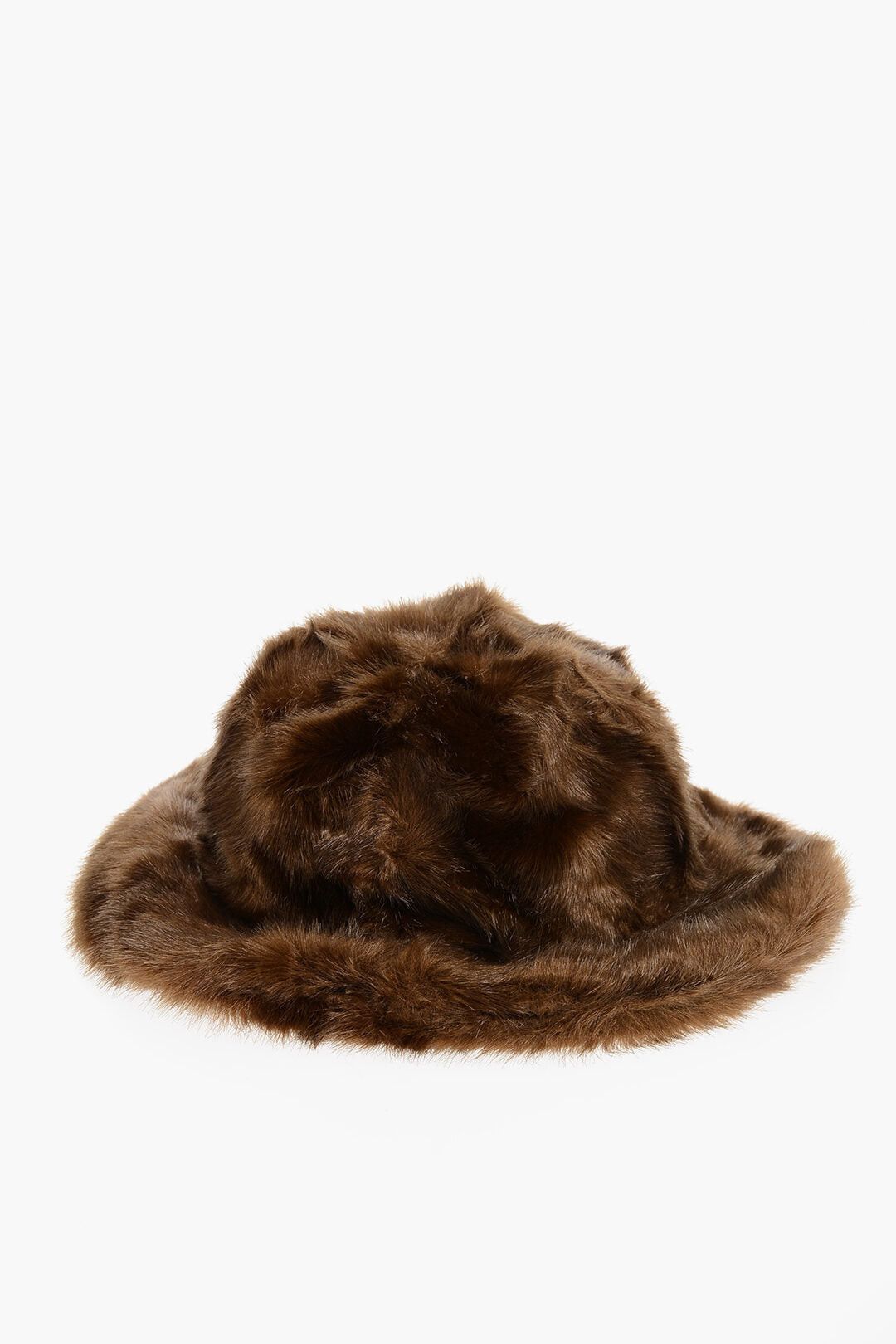 Dsquared2 Solid Faux Fur Bucket Hat Size ONE SIZE - 2 Thumbnail