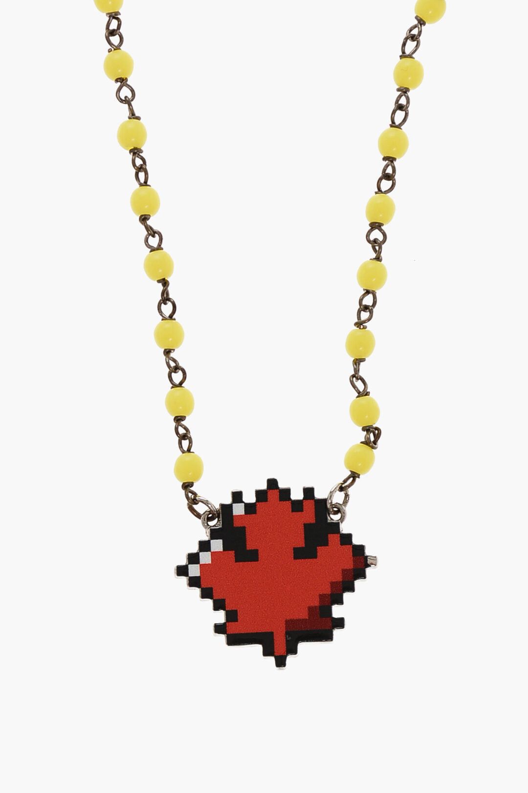 Dsquared2 Beaded Necklace with Leaf Pendant Size ONE SIZE - 2 Thumbnail