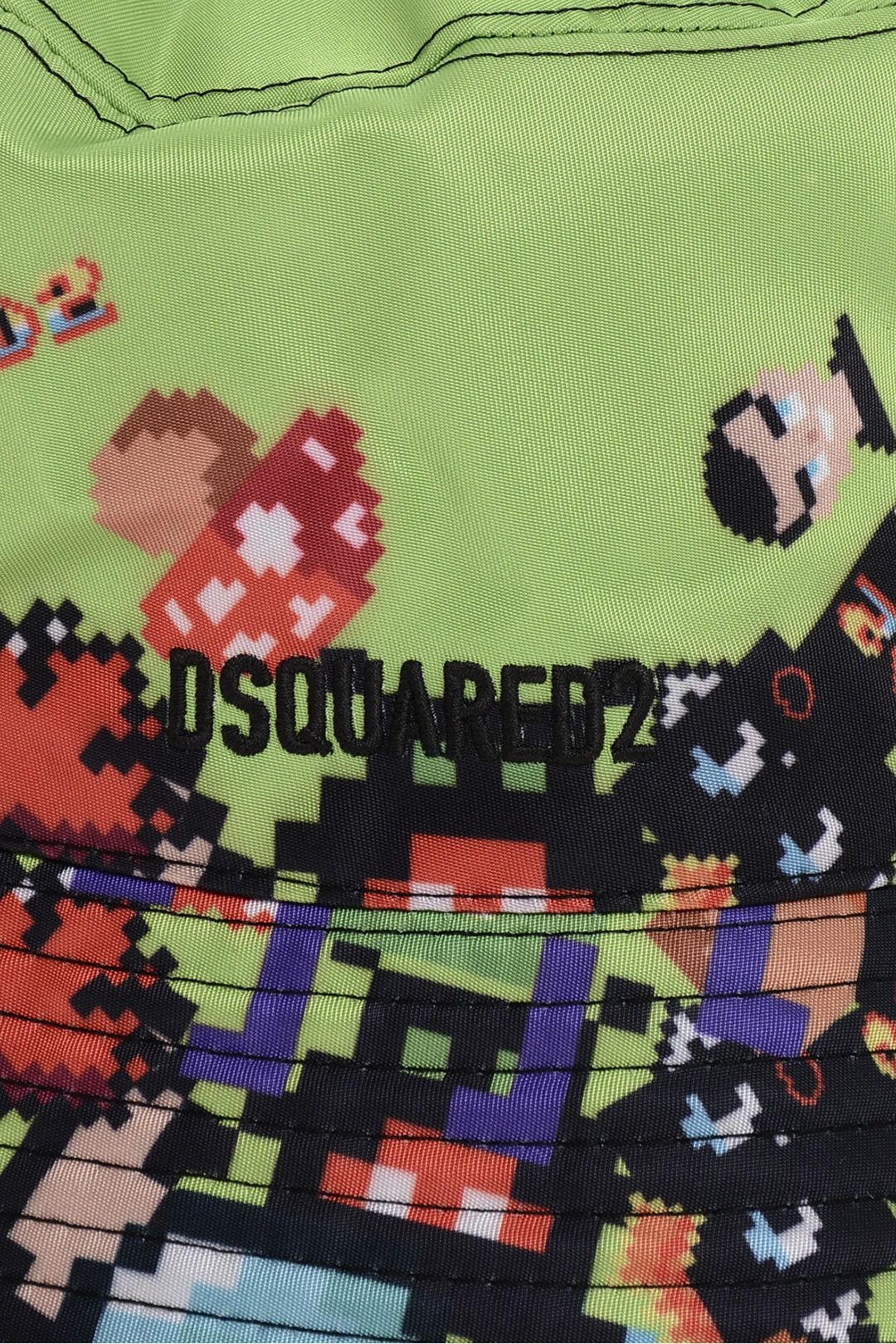 Dsquared2 Nylon Bucket Hat GAMING with Pattern Size ONE SIZE - 3 Thumbnail