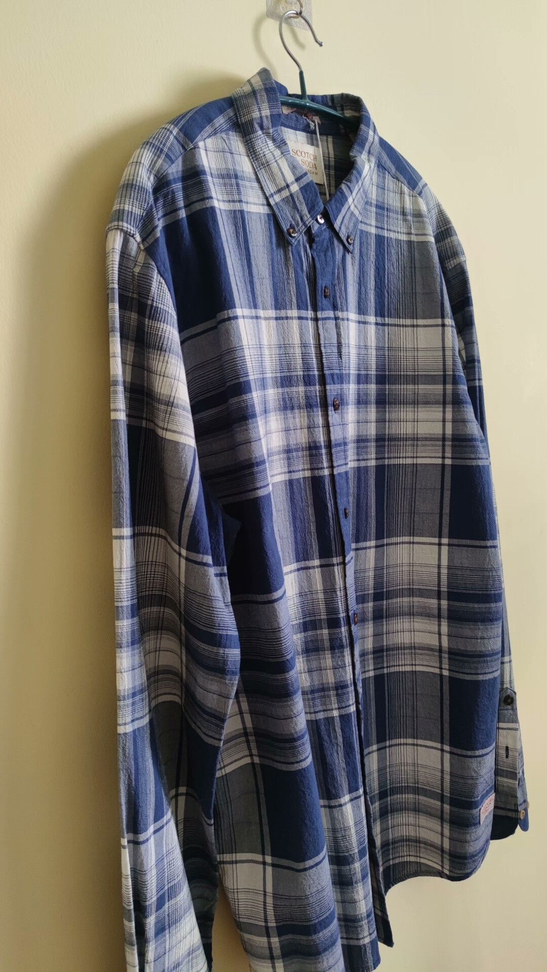 Scotch & Soda Scotch & Soda Blue Plaid Shirt Size US M / EU 48-50 / 2 - 2 Thumbnail