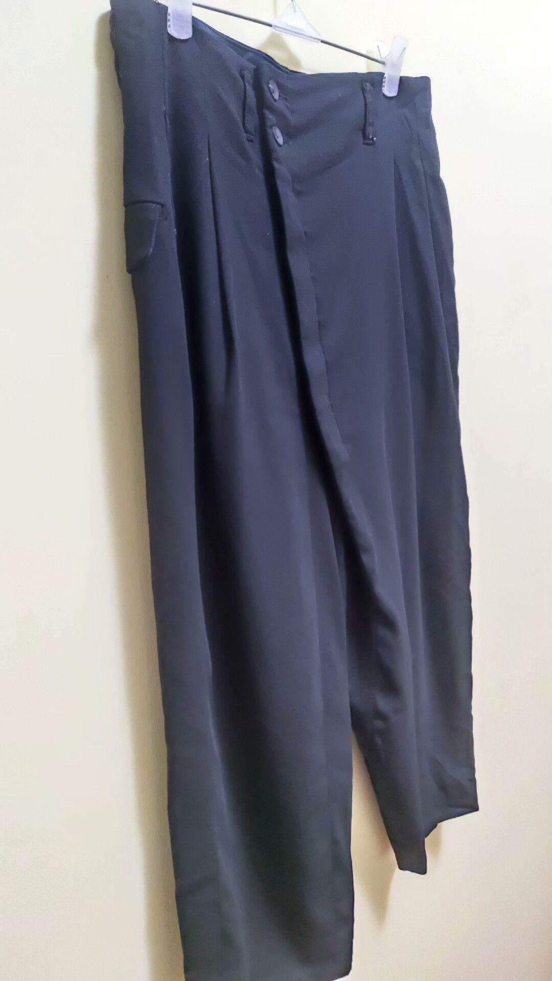 The Viridi-anne Viridi Anne Asymmetrical Pleated Men's Pants Size US 32 / EU 48 - 2 Thumbnail