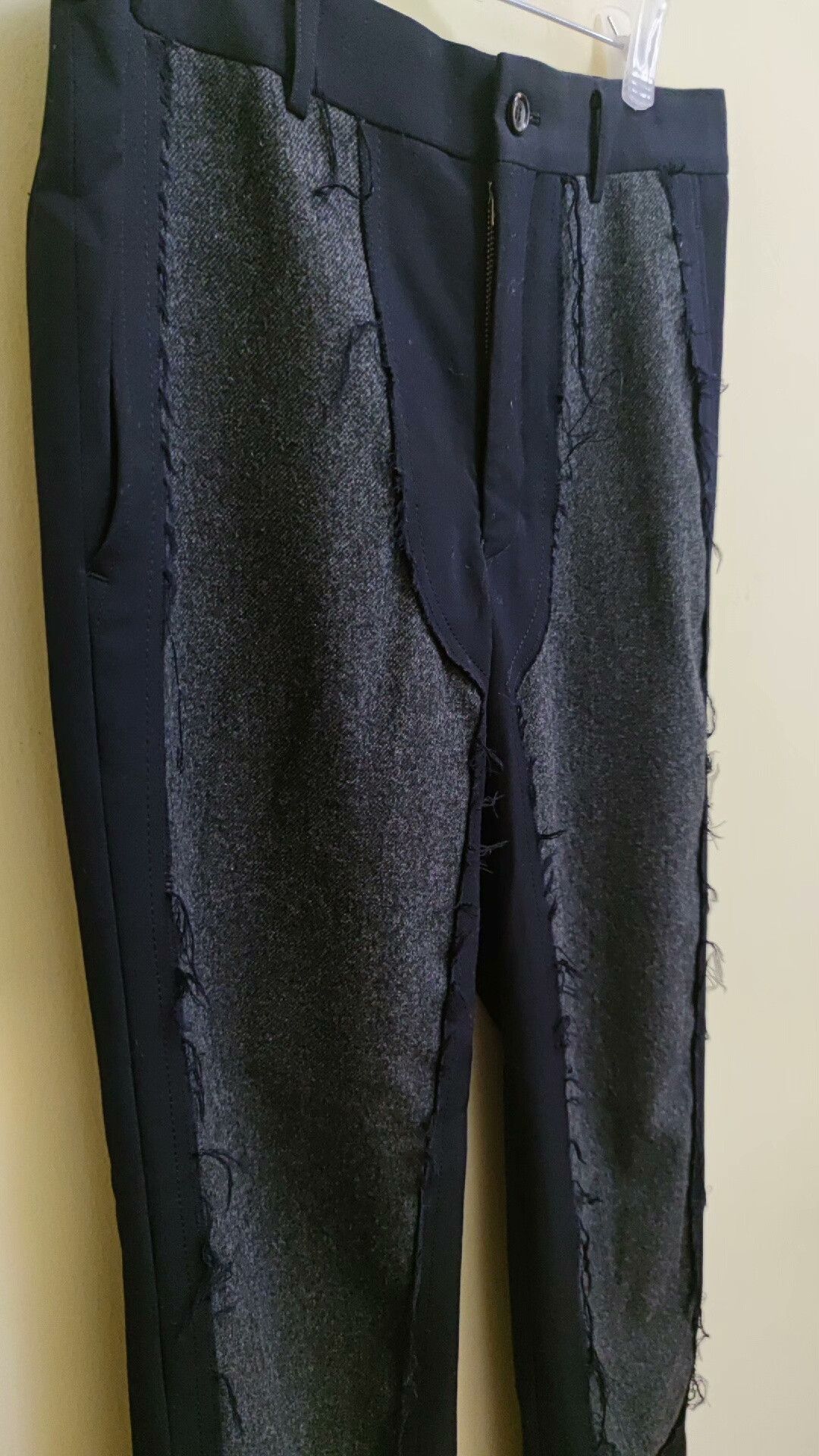 Comme des Garcons Deconstructed Black Casual Trousers Size US 30 / EU 46 - 2 Thumbnail