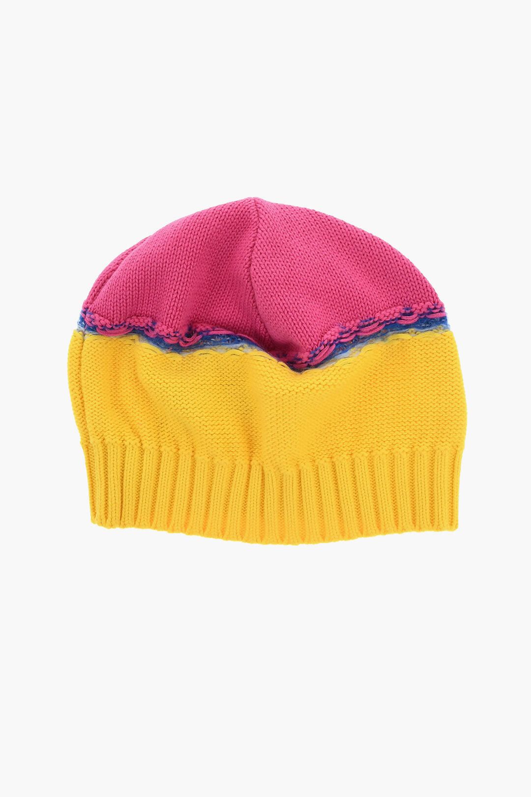 Dsquared2 Two-Tone Beanie With Embroidered Monogram Size ONE SIZE - 3 Thumbnail