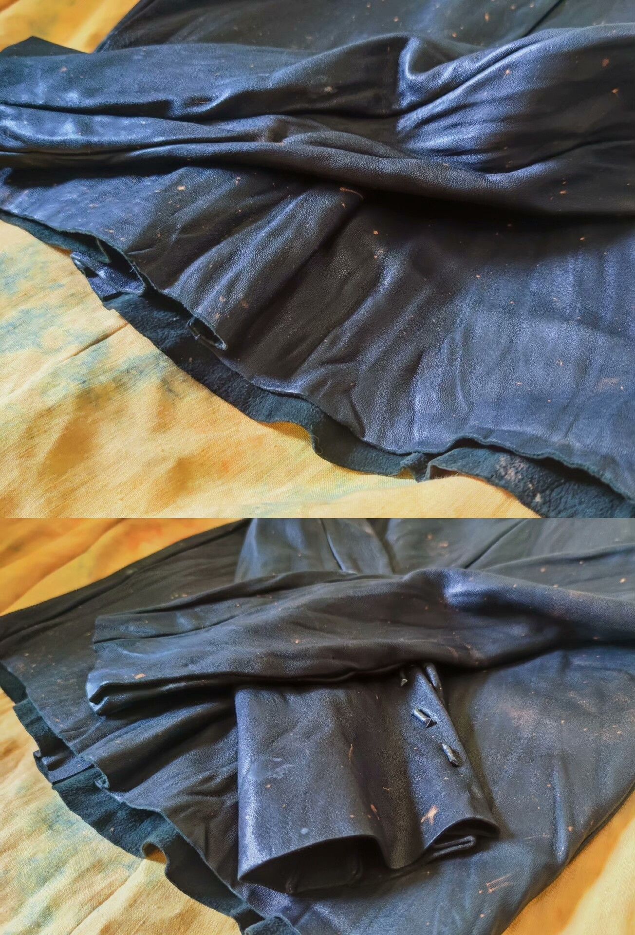 Rick Owens Obscur Vintage Black Leather Jacket Size US M / EU 48-50 / 2 - 8 Thumbnail