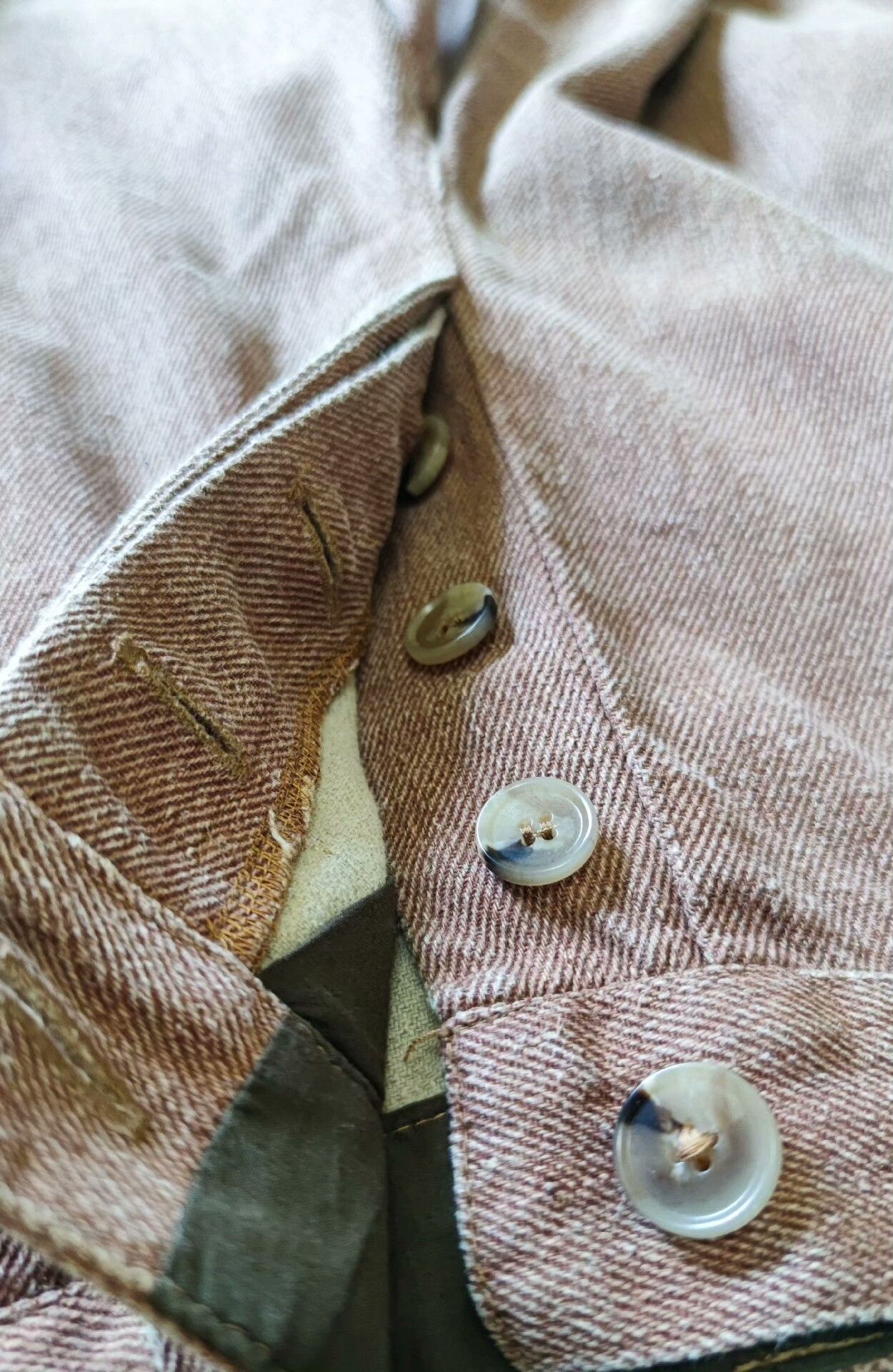 Nanushka Vintage Maple Red Linen Pants for Men Size US 32 / EU 48 - 5 Thumbnail