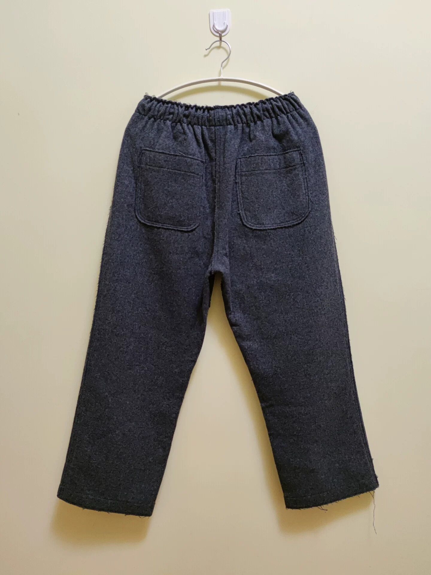 Helmut Lang Helmut Lang Gray Wool Wide Leg Pants Size 36" / US 14 / IT 50 - 2 Thumbnail