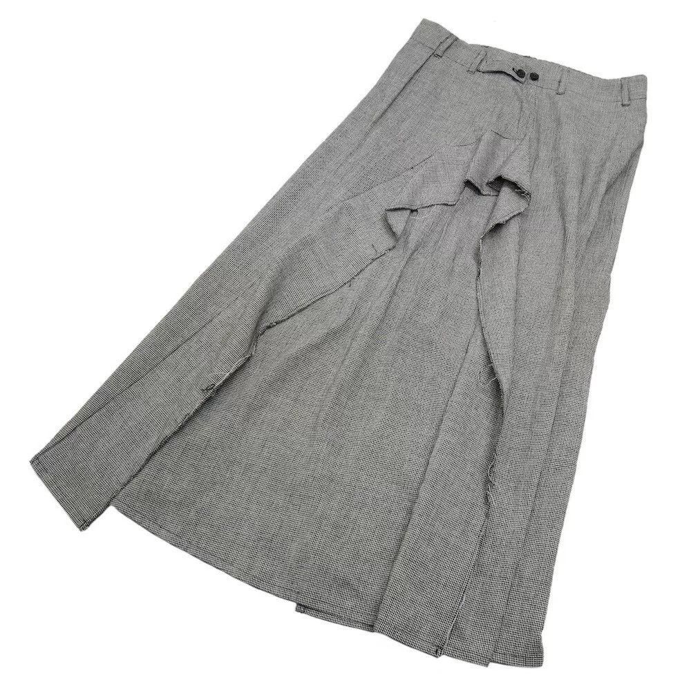 Yohji Yamamoto Yohji Yamamoto NOIR Houndstooth Skirt Pants Size 28" / US 6 / IT 42 - 3 Thumbnail