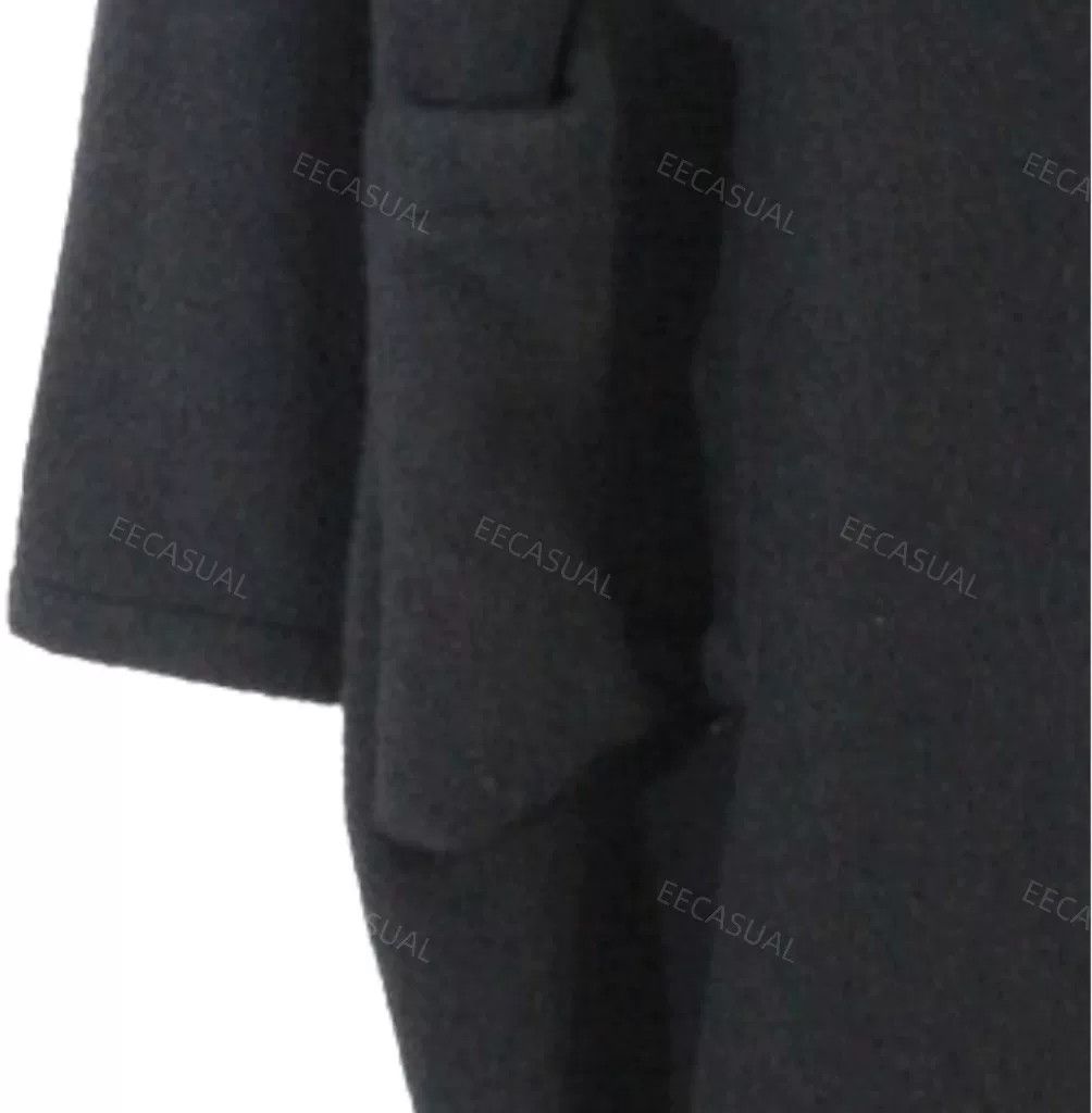 Y's Yohji Yamamoto Black Wool Hoodie Coat Size XS / US 0-2 / IT 36-38 - 7 Thumbnail