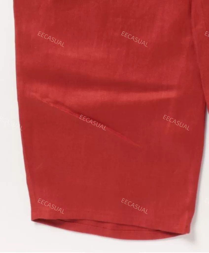 KIJIMA TAKAYUKI Suzuki Takayuki Red Wide-Legged Pants Size US 30 / EU 46 - 6 Thumbnail
