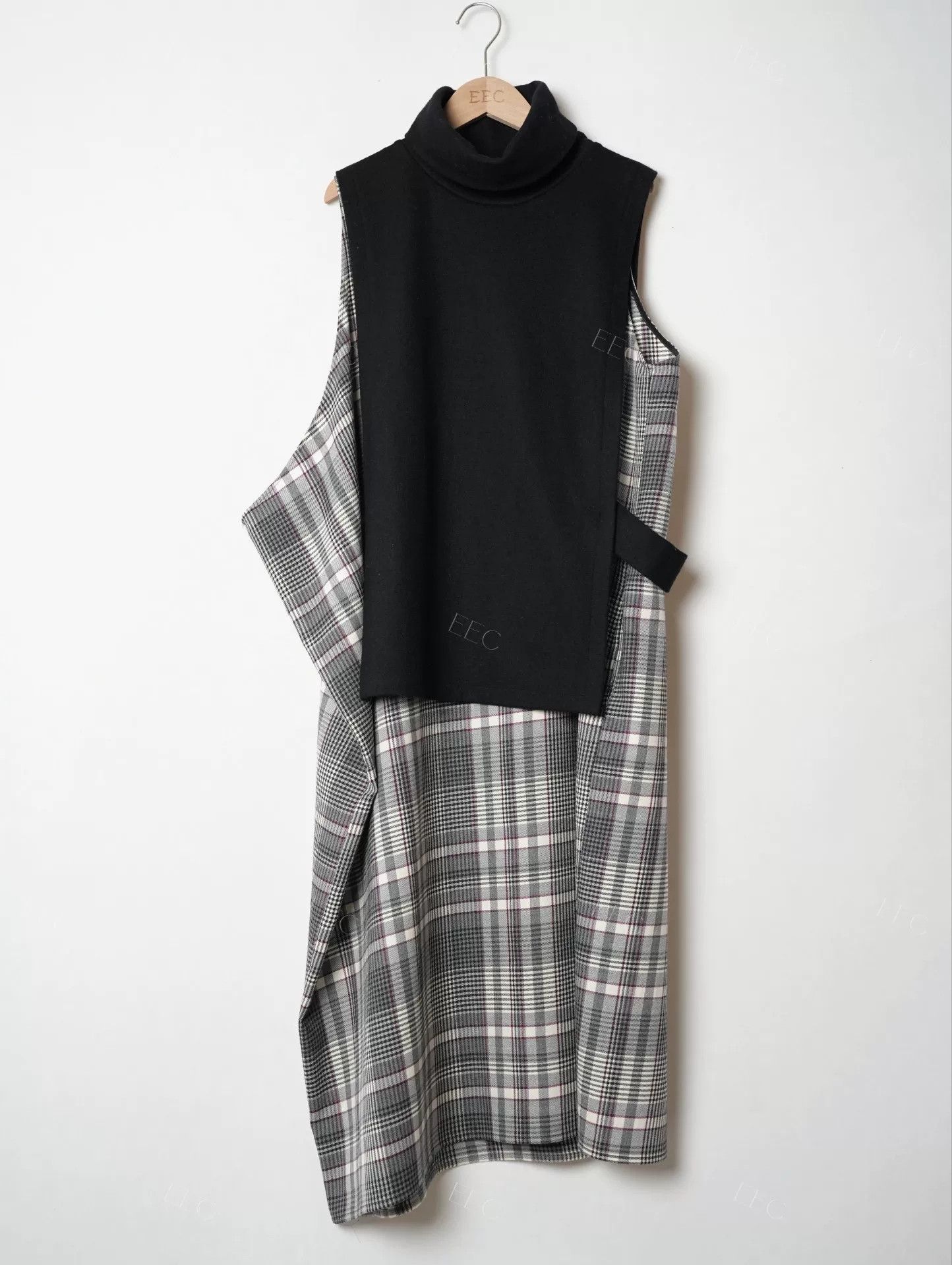 Yohji Yamamoto Yohji Yamamoto Wool Dress and Top Set Size M / US 6-8 / IT 42-44 - 4 Thumbnail