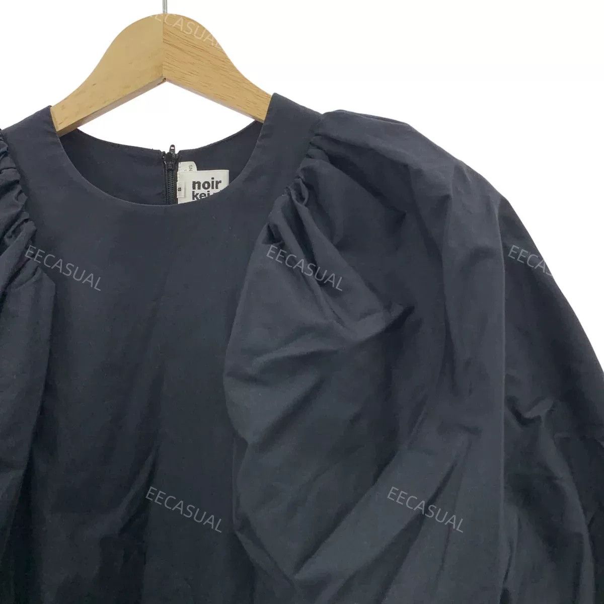 Noir Kei Ninomiya Noir Kei Ninomiya Black Cotton Dress Size M / US 6-8 / IT 42-44 - 5 Thumbnail