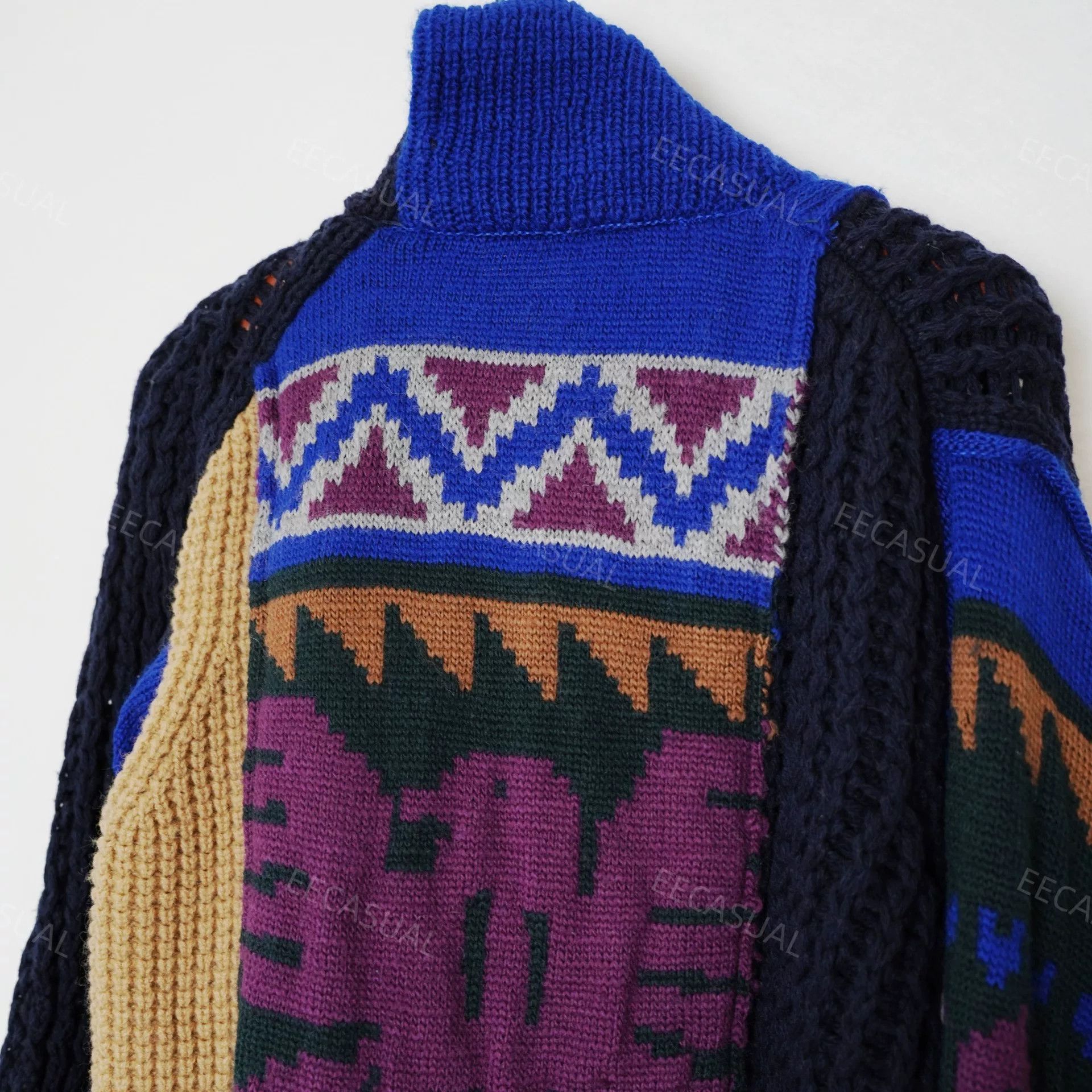 Sacai Sacai Deconstructed Wool Sweater Jacket Size M / US 6-8 / IT 42-44 - 7 Thumbnail