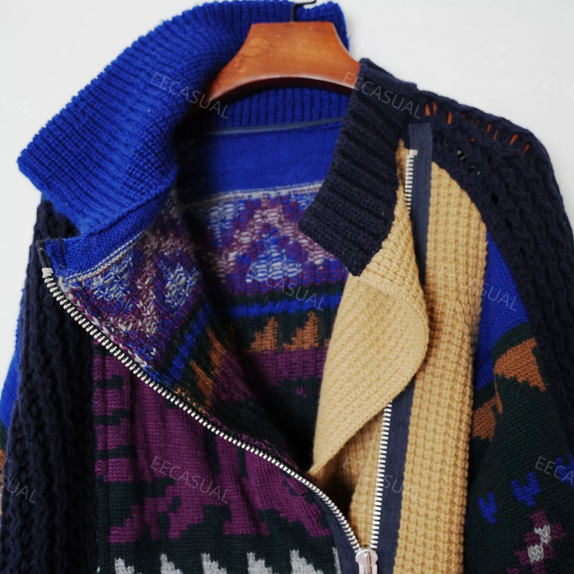 Sacai Sacai Deconstructed Wool Sweater Jacket Size M / US 6-8 / IT 42-44 - 6 Thumbnail