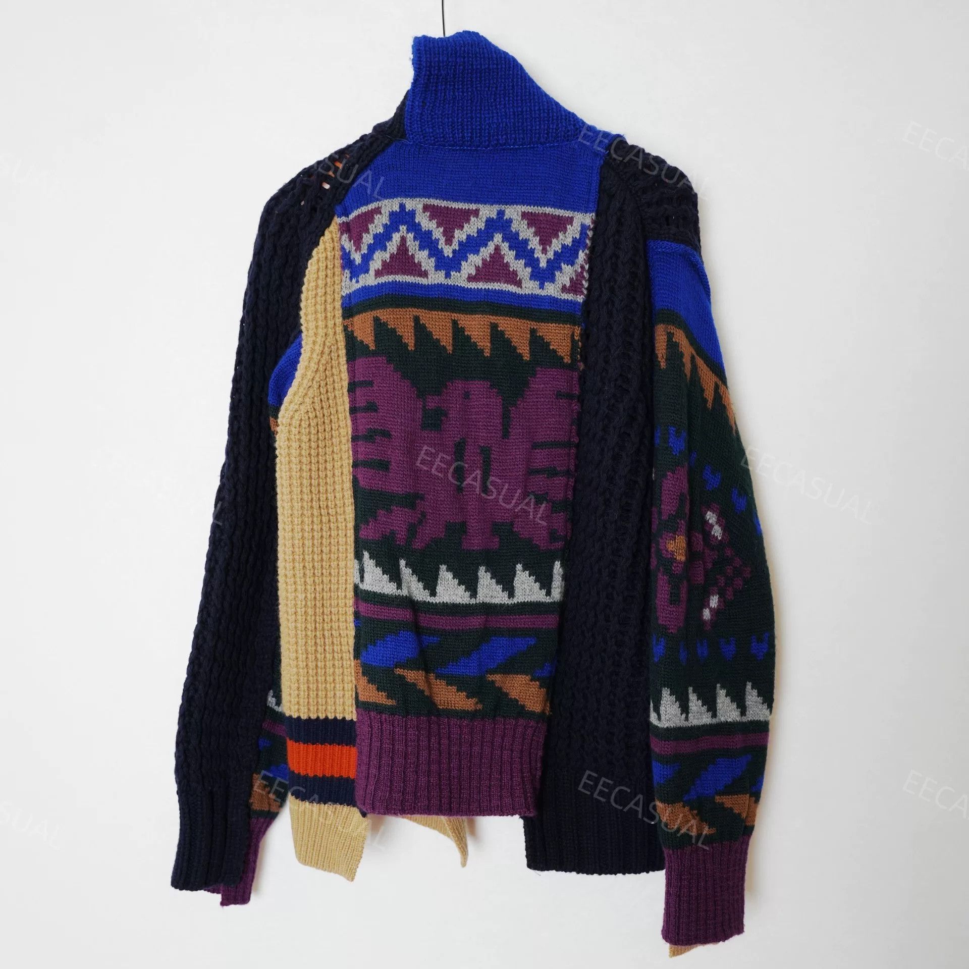 Sacai Sacai Deconstructed Wool Sweater Jacket Size M / US 6-8 / IT 42-44 - 2 Thumbnail