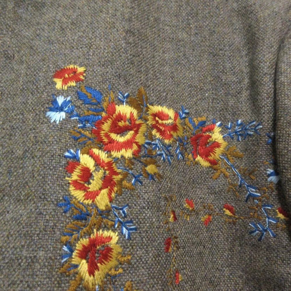 Other Floral Embroidered Wool Jacket Size M / US 6-8 / IT 42-44 - 5 Thumbnail