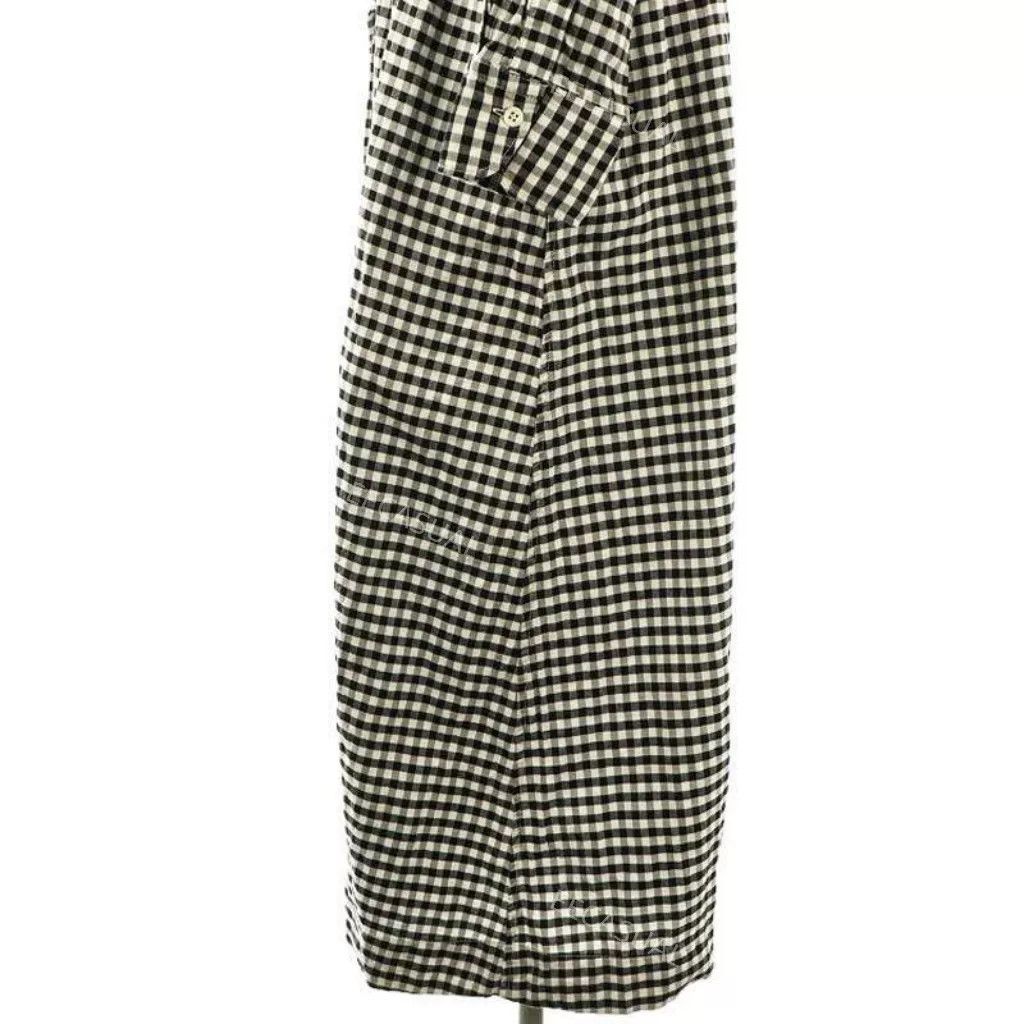 45rpm Black and White Gingham Shirt Dress Size M / US 6-8 / IT 42-44 - 5 Thumbnail