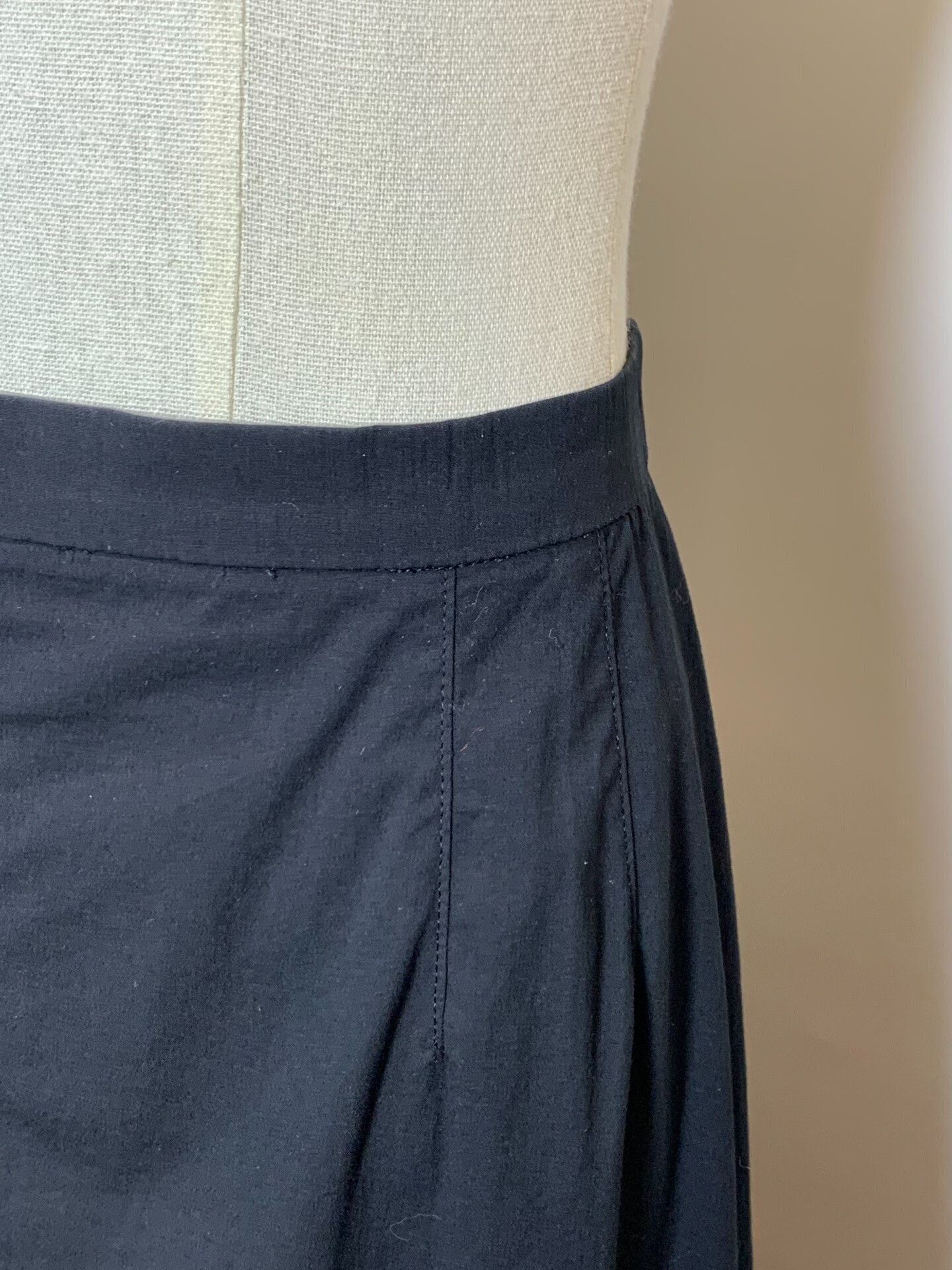 Other Black Ruffled Midi Skirt Size 30" / US 8 / IT 44 - 5 Thumbnail