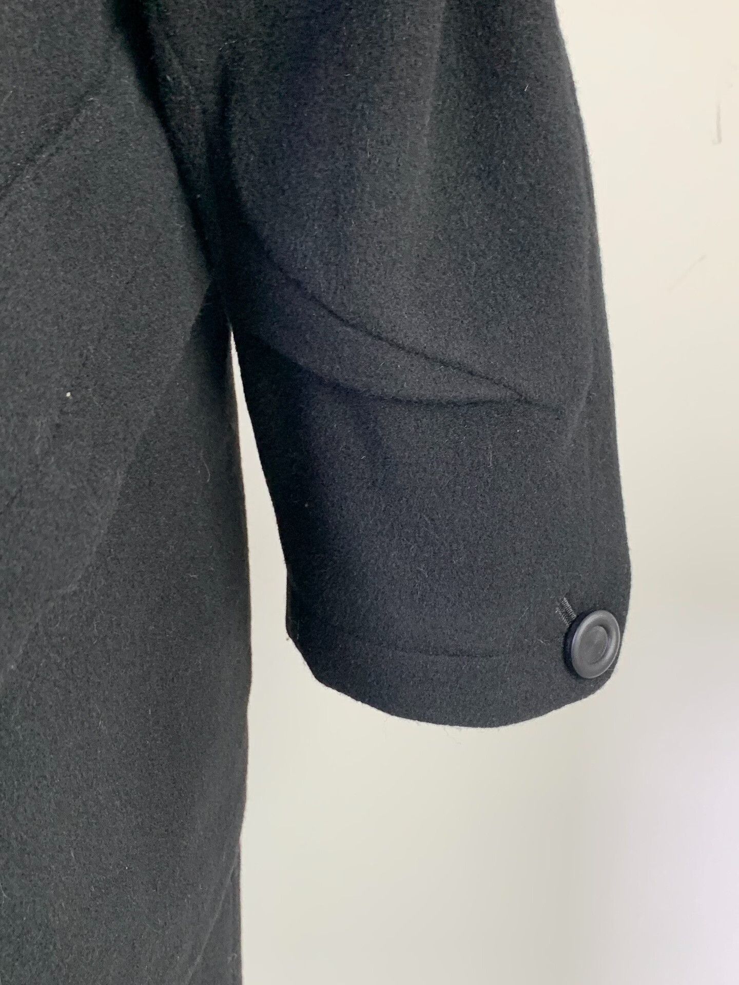 Thierry Mugler Thierry Mugler Black Cashmere Coat Size M / US 6-8 / IT 42-44 - 5 Thumbnail