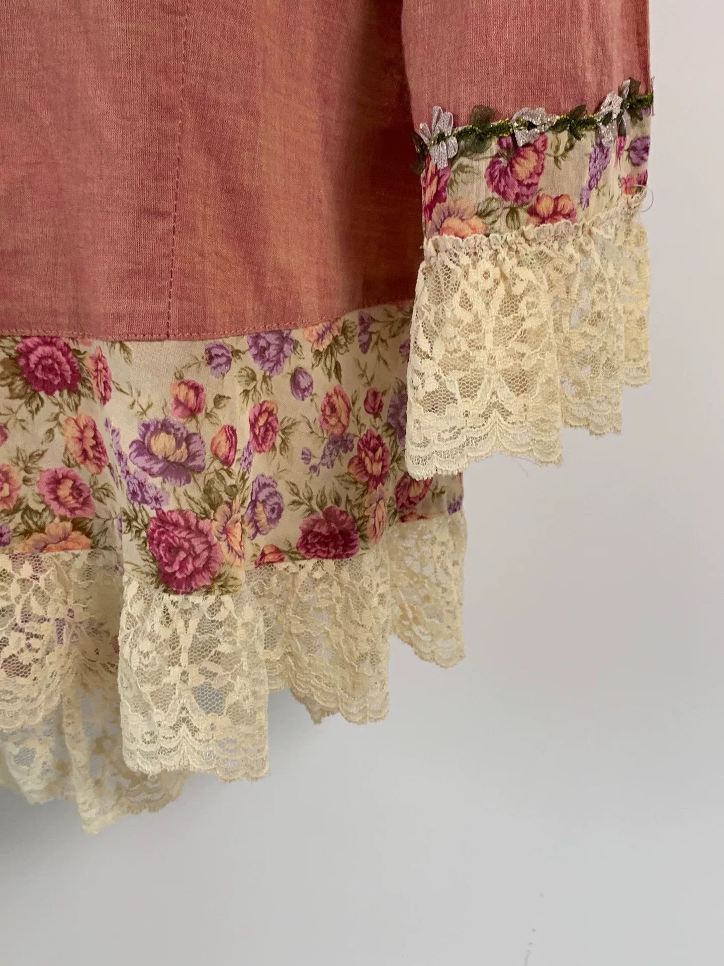 Mademoiselle Non Non Floral Lace Shirt with Detailed Design Size S / US 4 / IT 40 - 8 Thumbnail