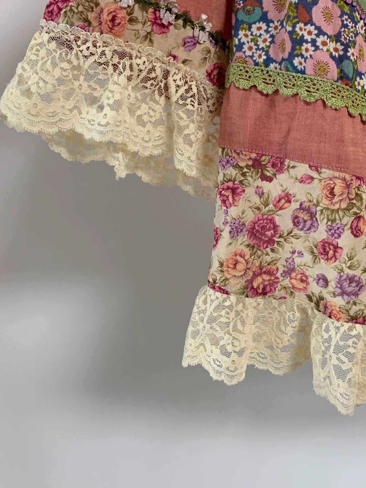 Mademoiselle Non Non Floral Lace Shirt with Detailed Design Size S / US 4 / IT 40 - 6 Thumbnail