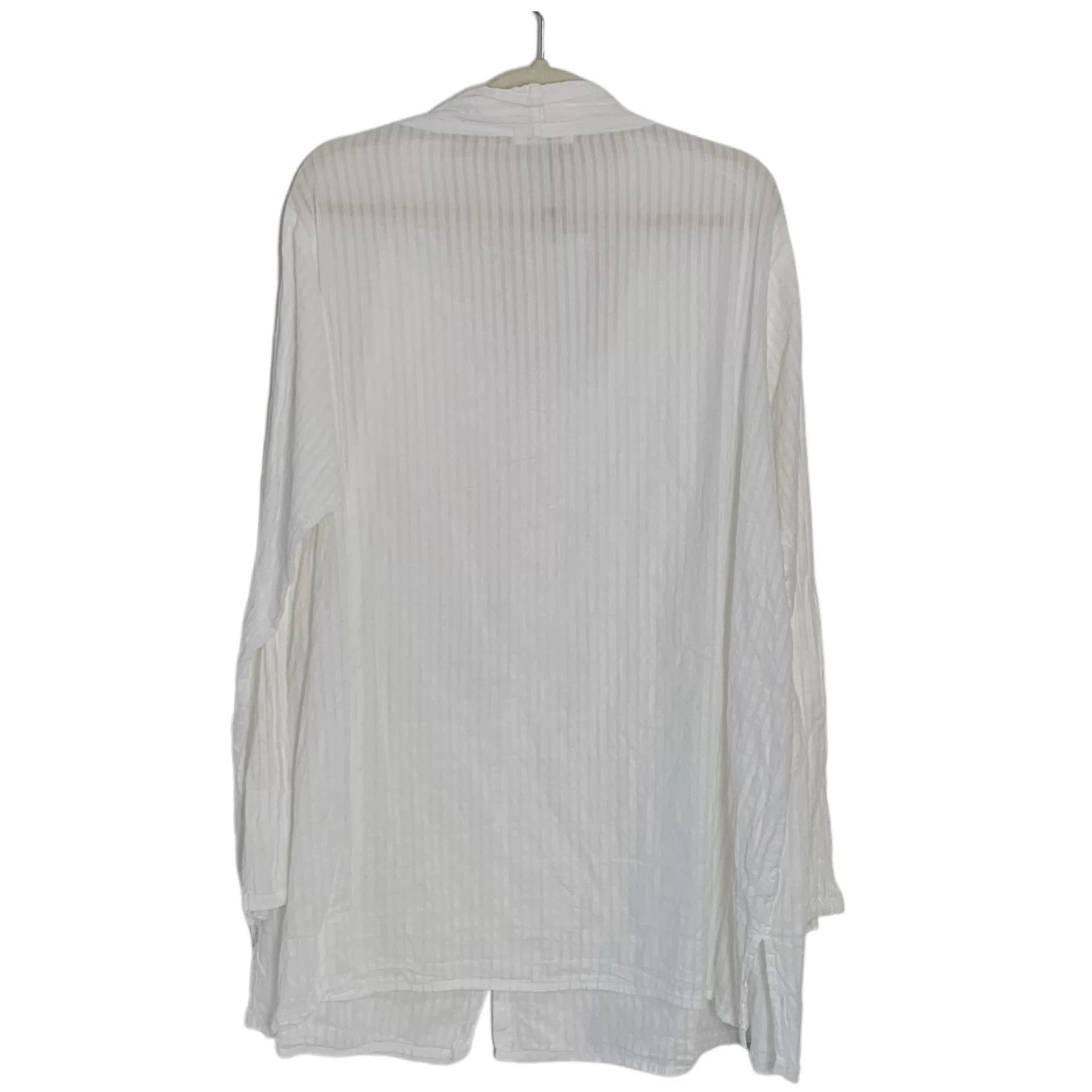Issey Miyake Issey Miyake Plantation White Shirt Size S / US 4 / IT 40 - 2 Thumbnail